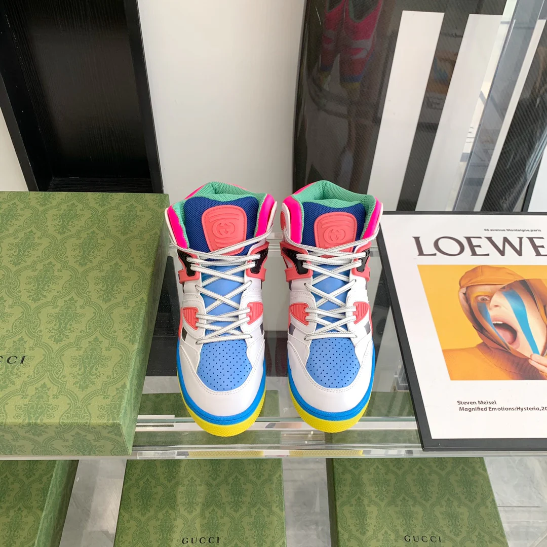 Кроссовки Gucci High-Top Chunk Shoes для пары - 1