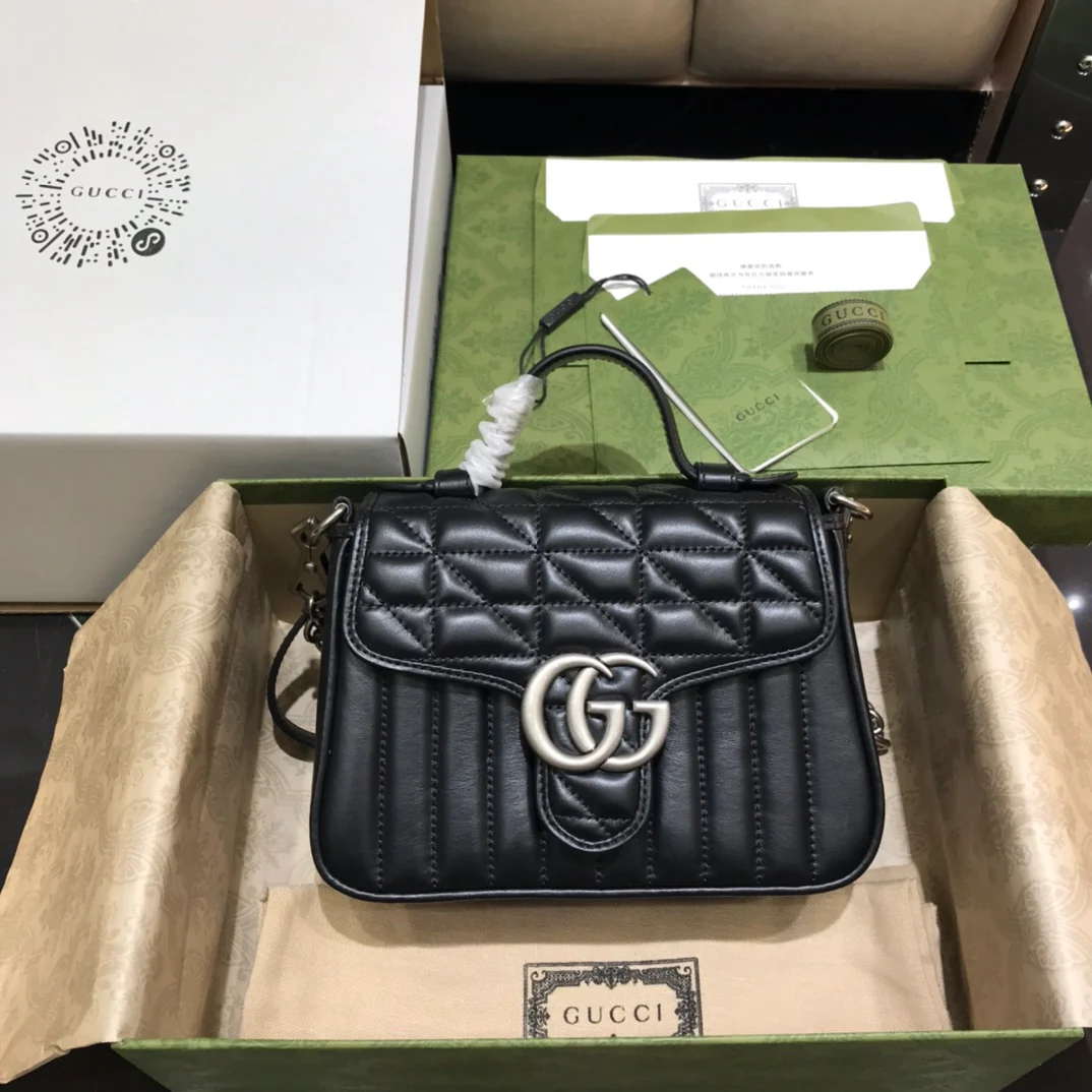 Сумка Gucci Marmont из геометрической серии - 3