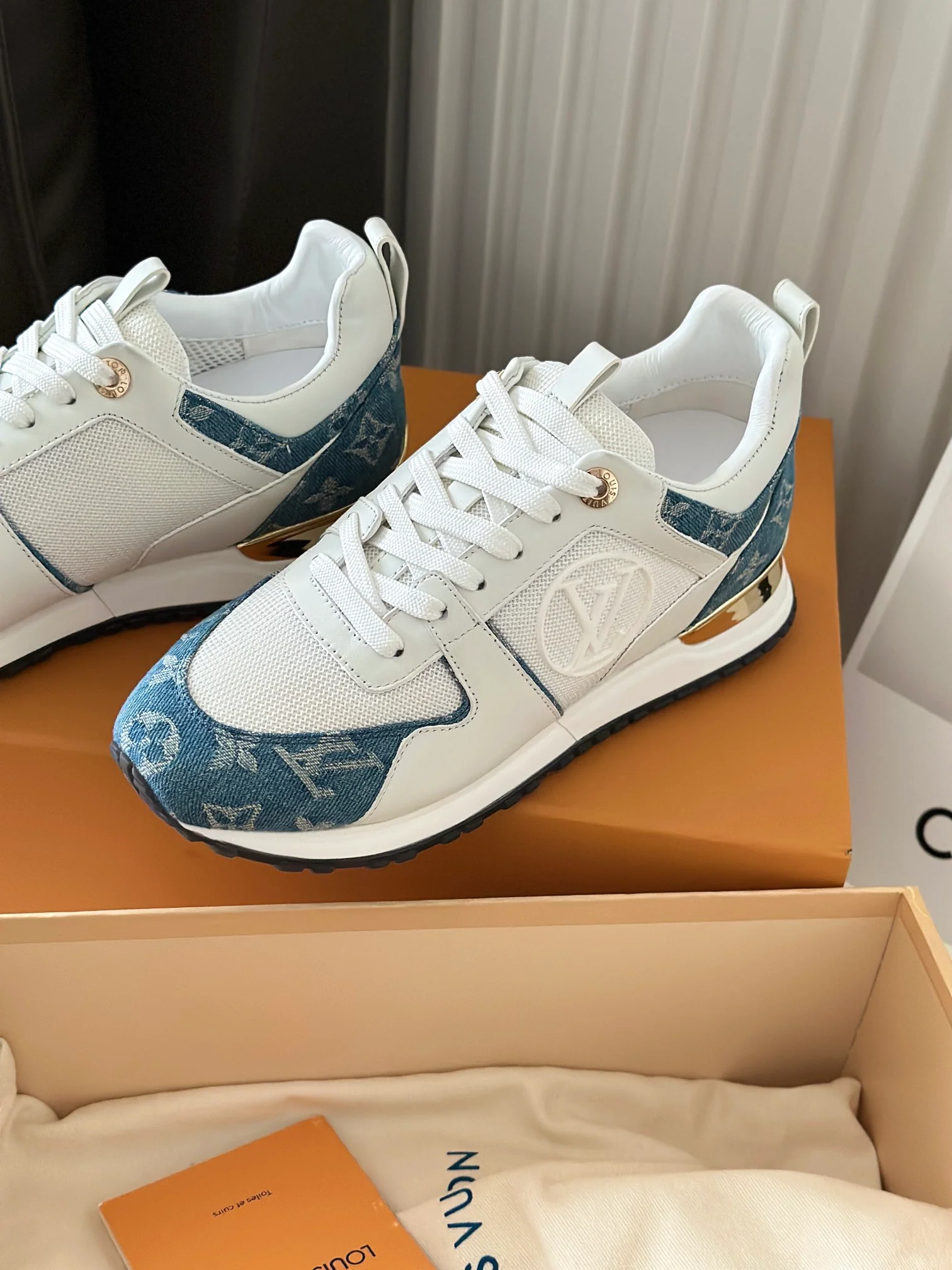 Кроссовки LV Runaway - Джинсовые - Синие