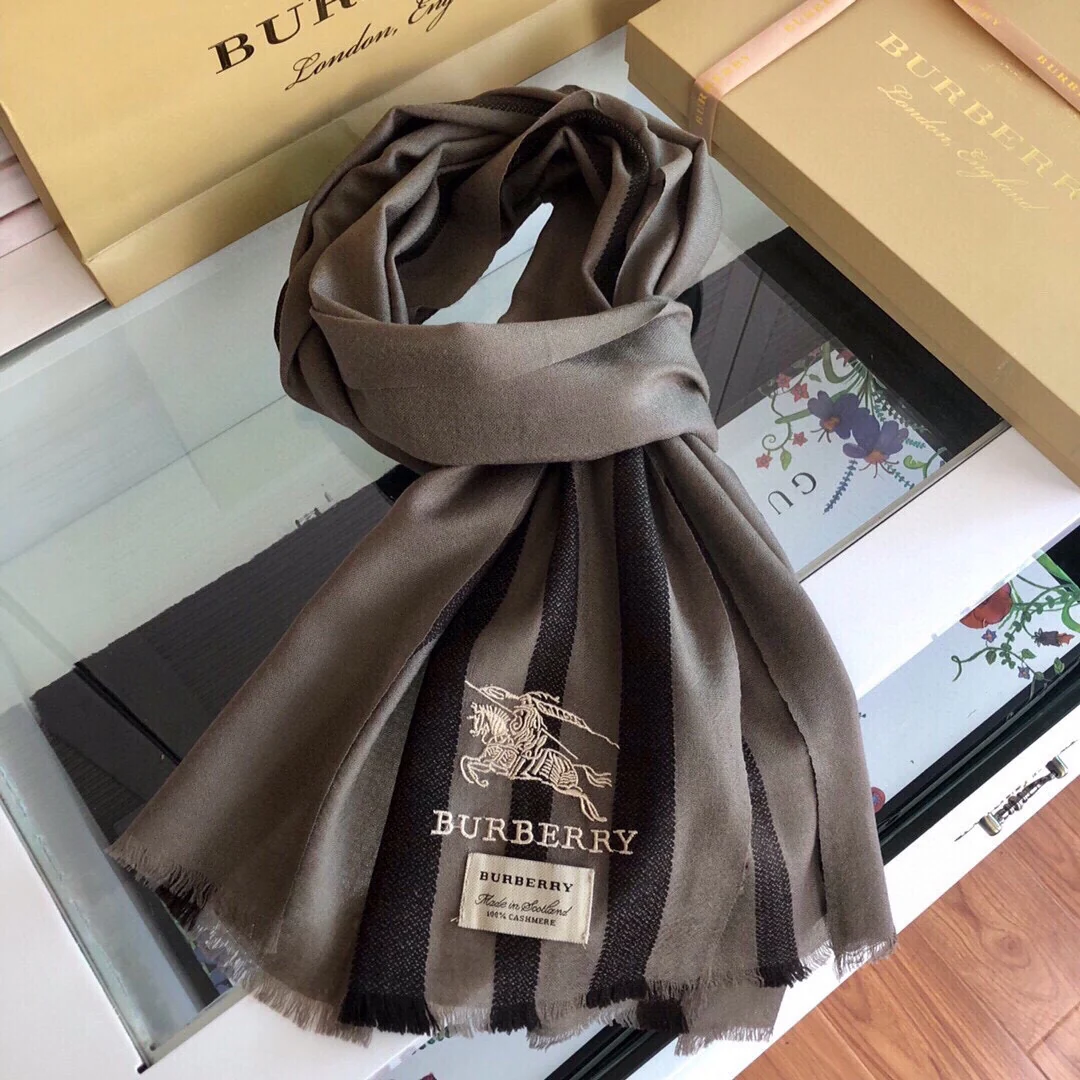 Кашемировый шарф Burberry - 45 см - 180 см - 1