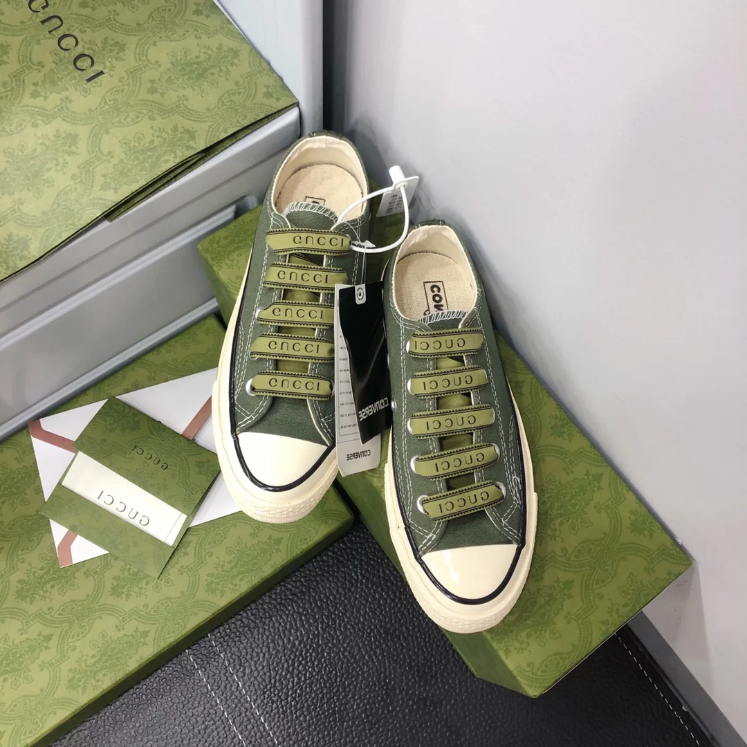 парусиновые туфли Gucci