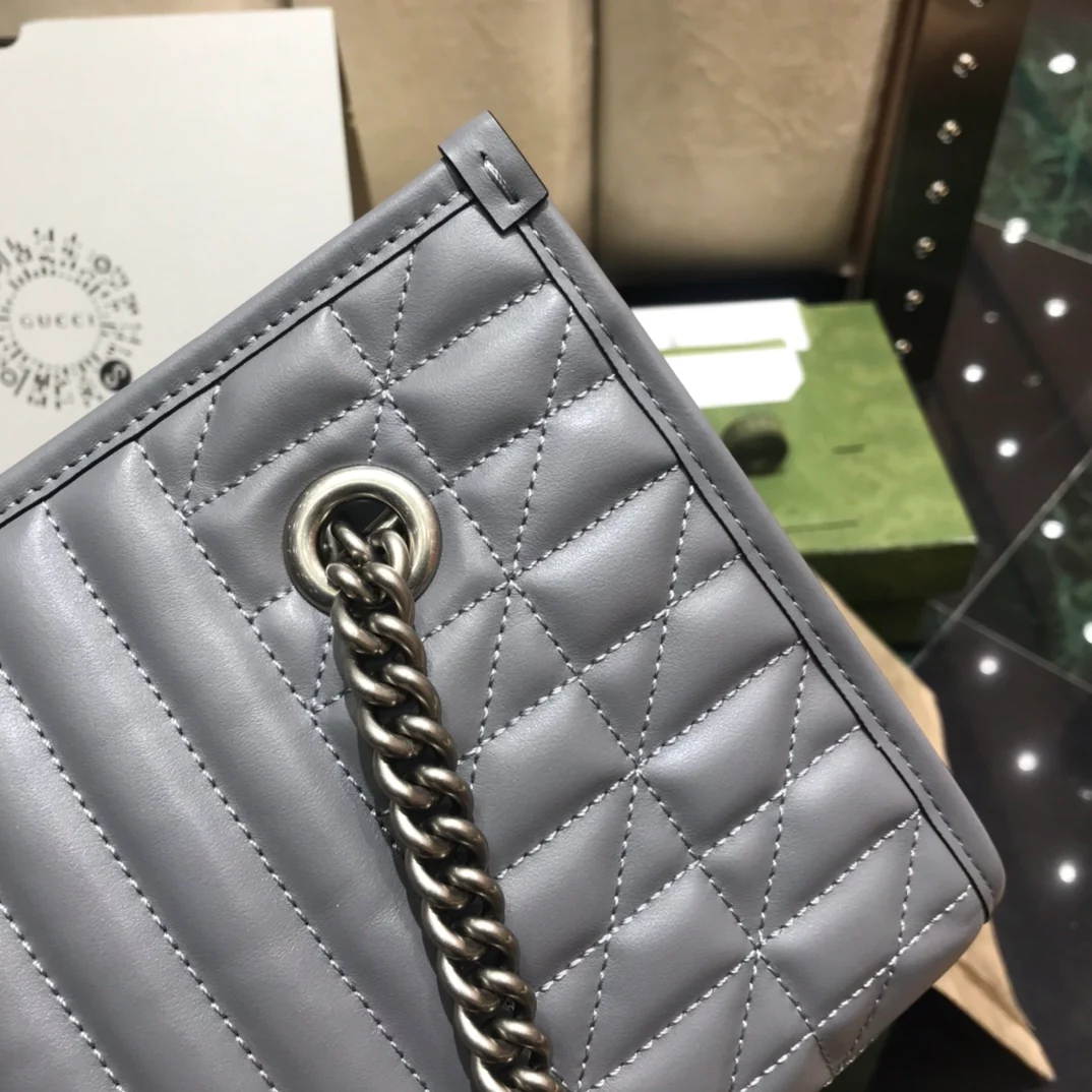 Маленькая сумка-шоппер Gucci Marmont из геометрической серии - 2 шт.