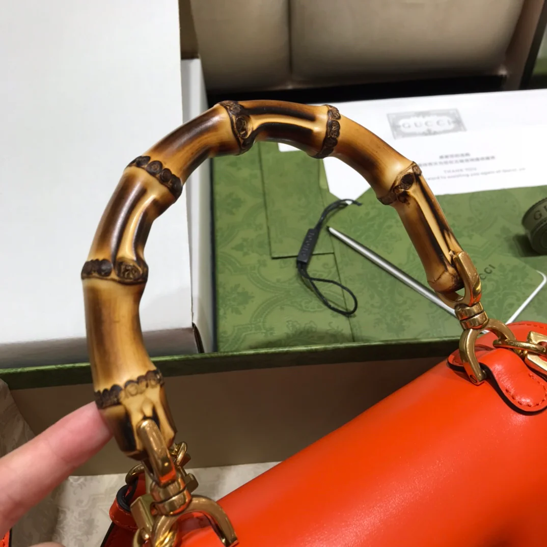 Сумка Gucci Aria Fashion Aria из бамбука - 1