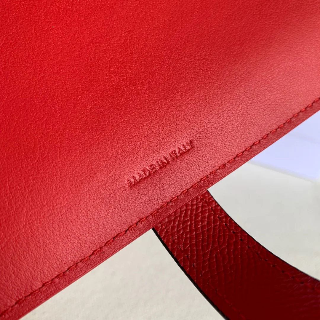 Длинный кошелек Celine - Кошелек с ремешком из крупнозернистой телячьей кожи - 3