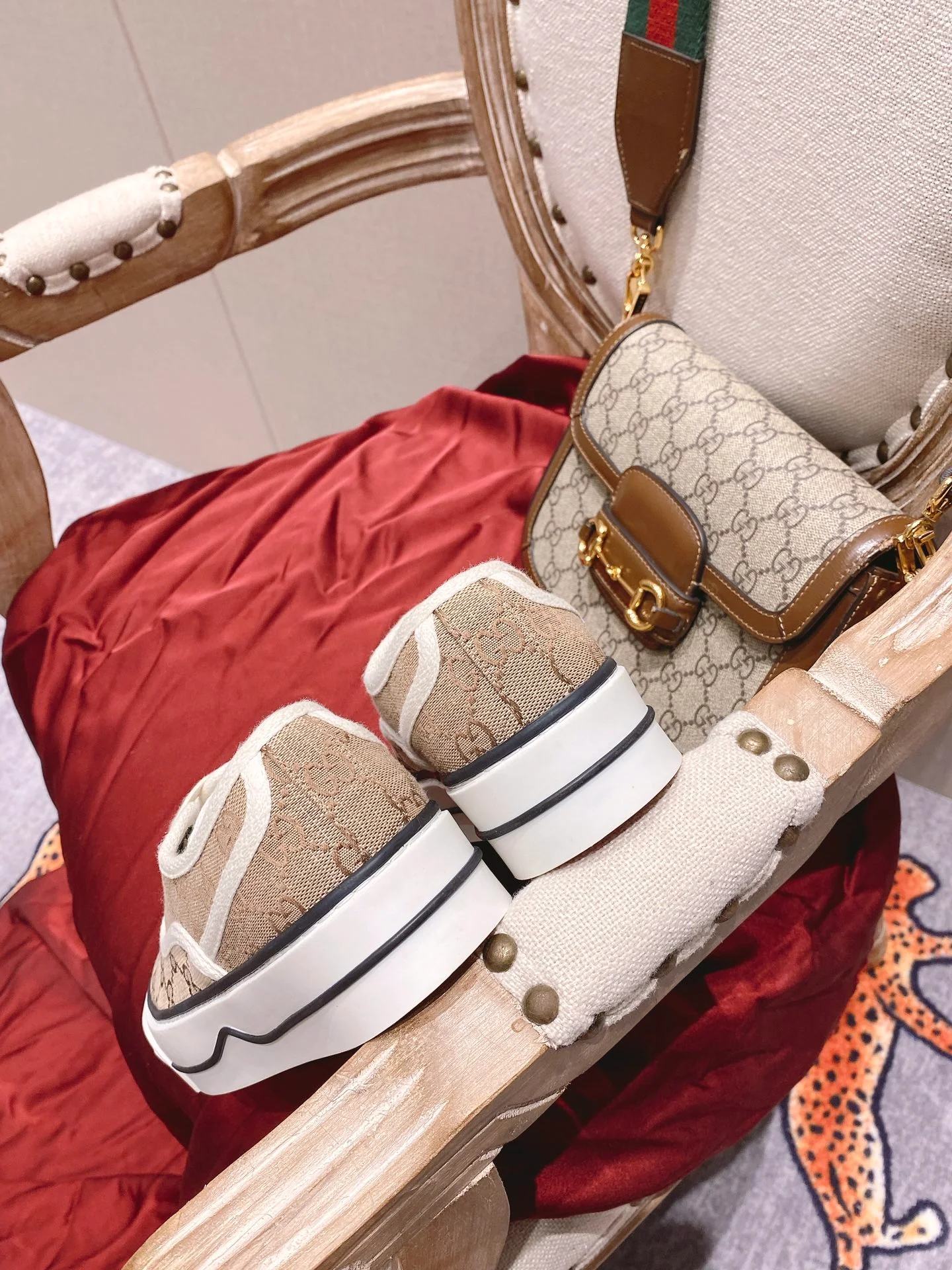 Классические лоферы Gucci 1977 года — парусиновые туфли