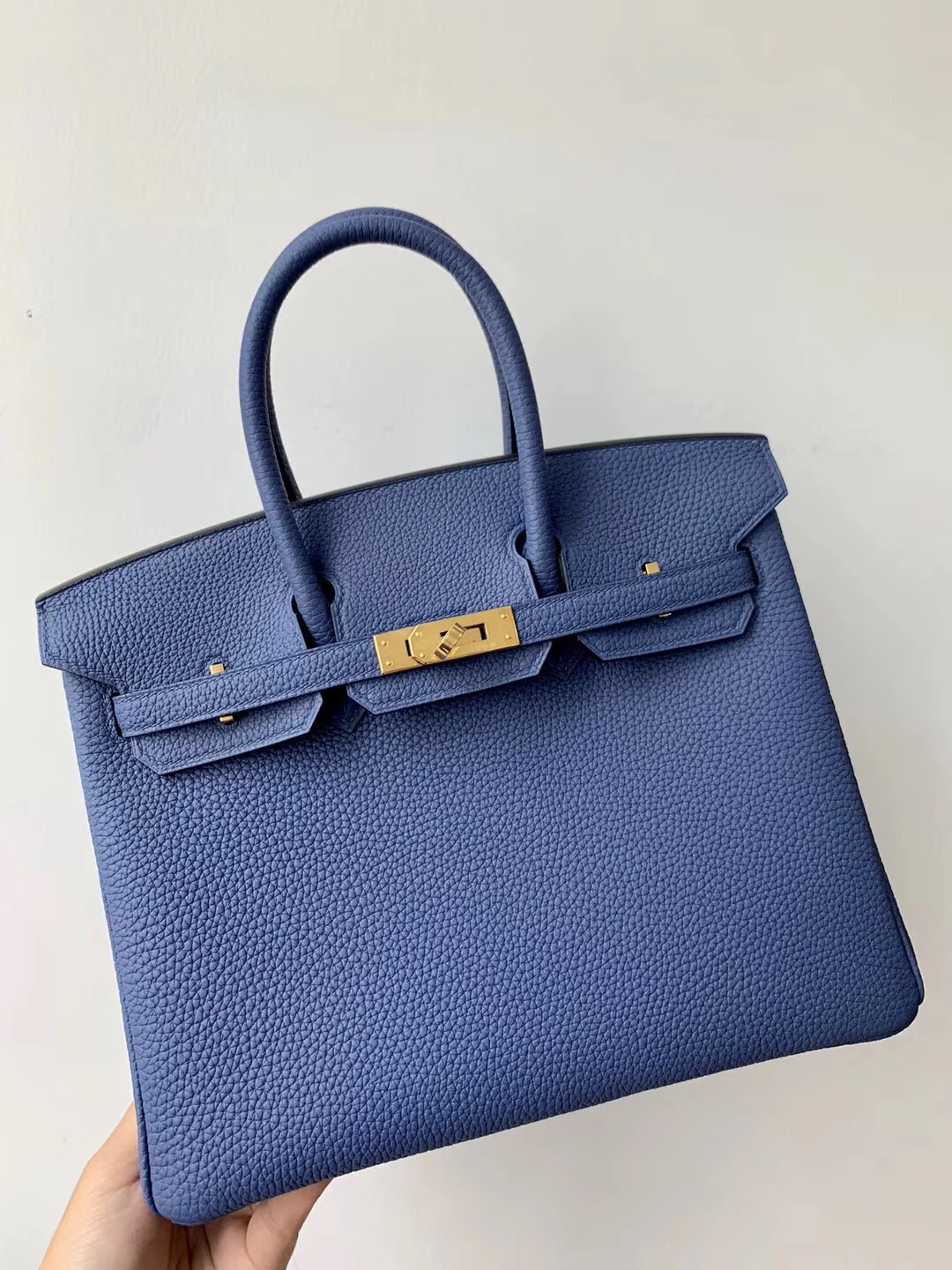 Hermes-birkin-25-togo-7e-blue-birghton-bright blue-gold buckle