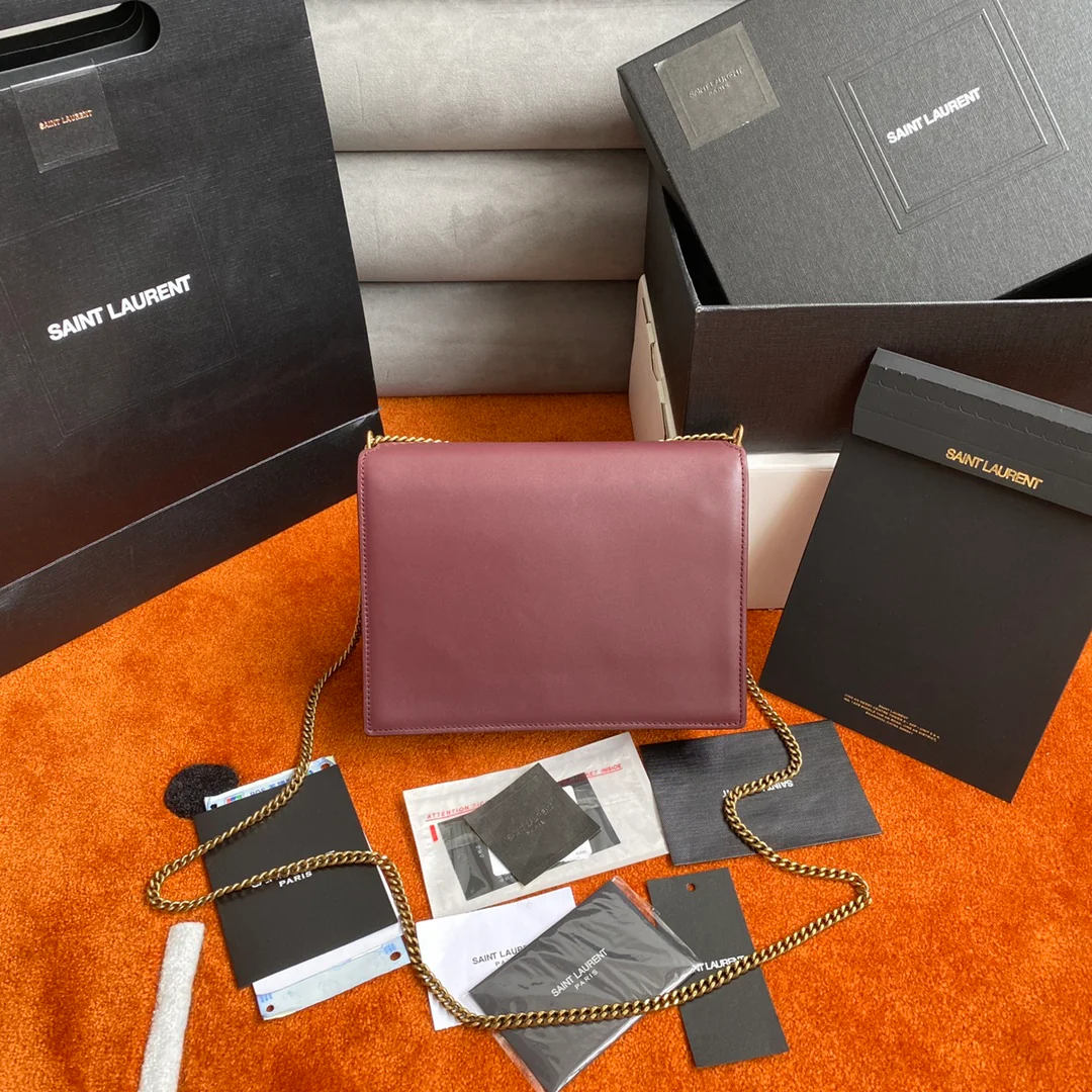 Сумка-конверт YSL Cassandra из плетеной ткани - 2 шт.