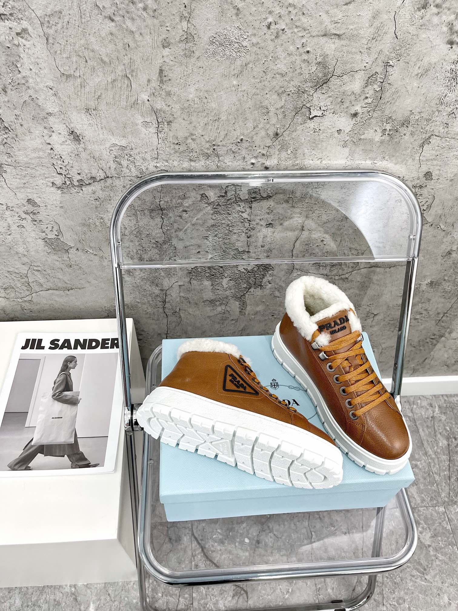 Обувь Prada - Prada - кожа - платформа - повседневная обувь