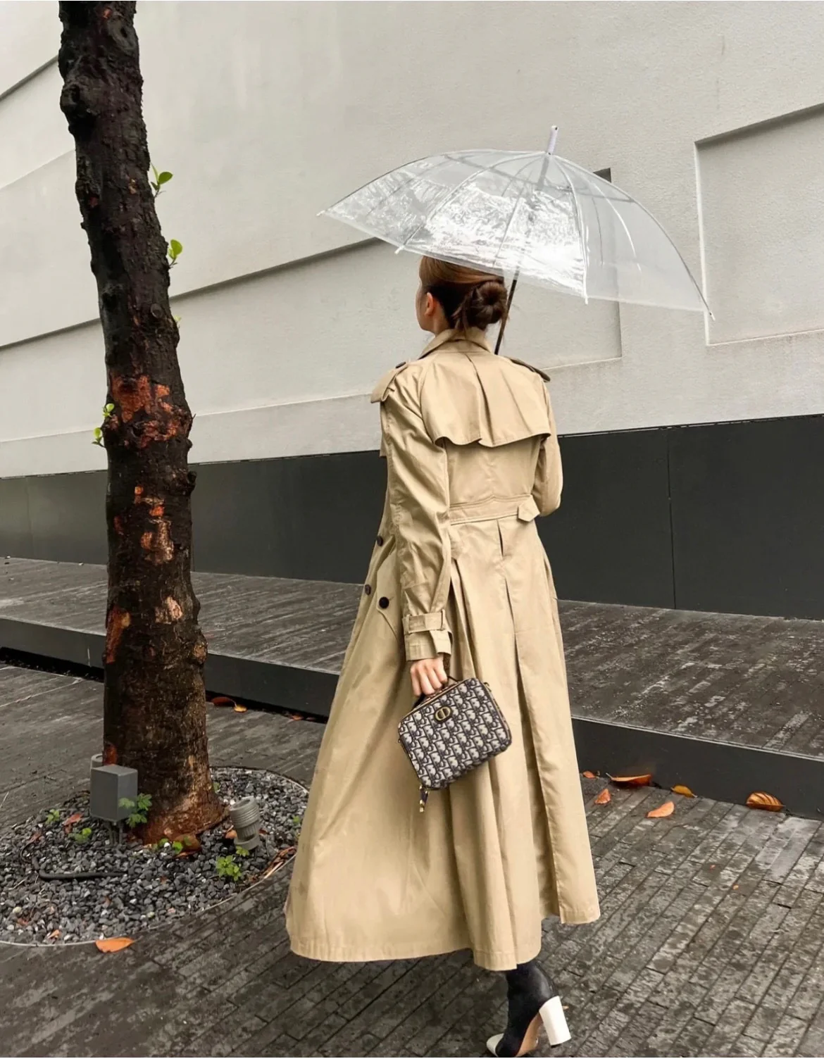 Сумка-фотоаппарат Dior Cannage - Монограммная канва - На фото.