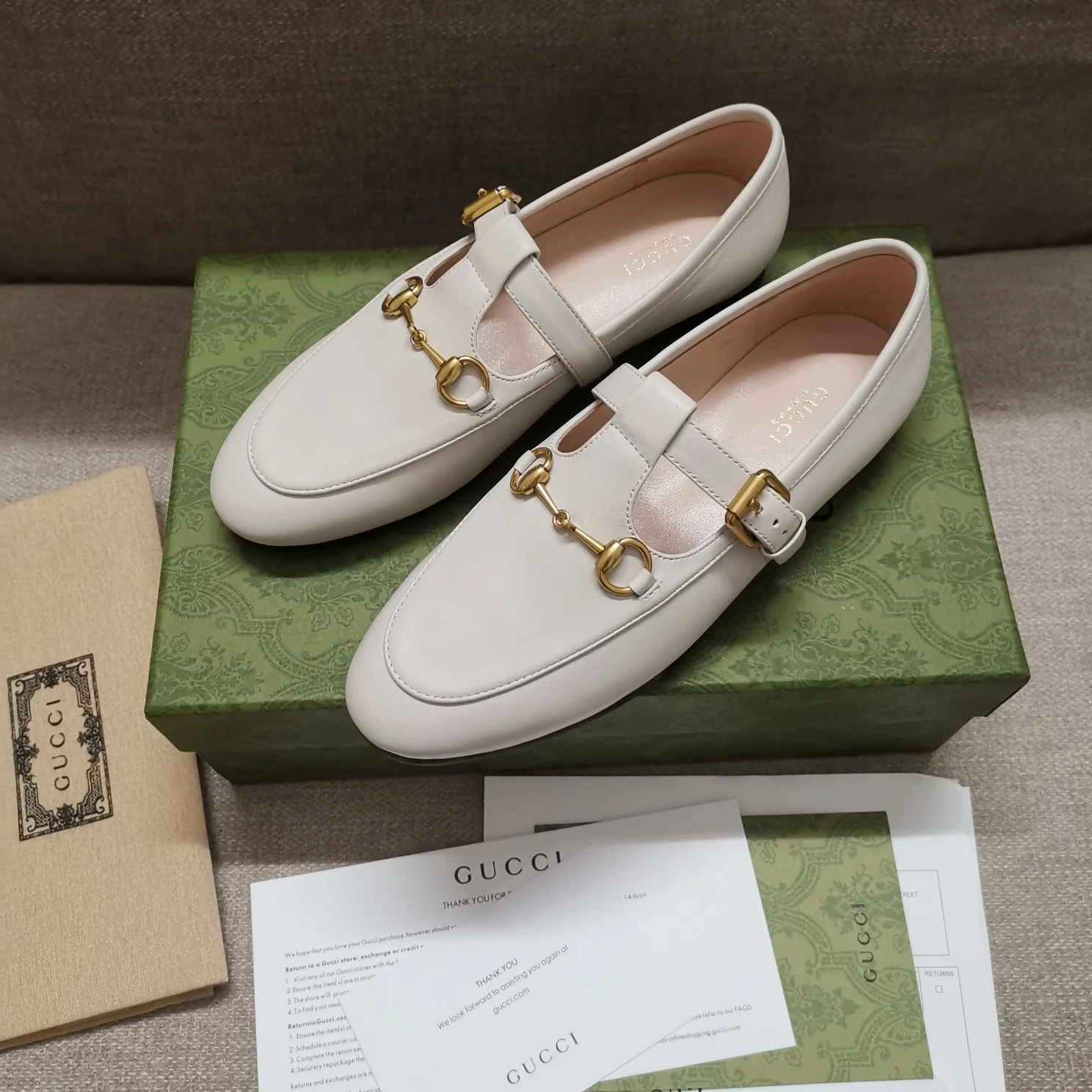 Балетки афро от Gucci