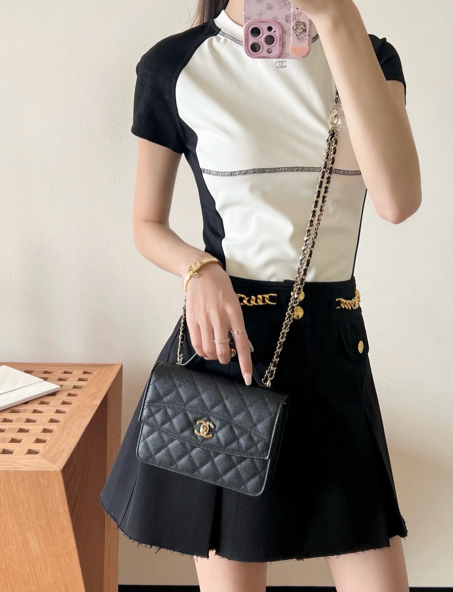 Рюкзак Chanel 25c Mailman - черный