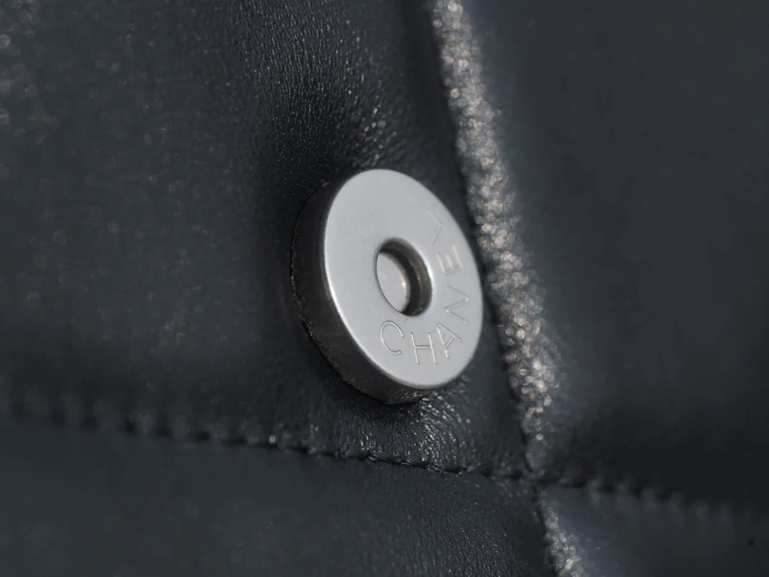 Chanel - 19 серия WOC - Черный с серебряной пряжкой - 1