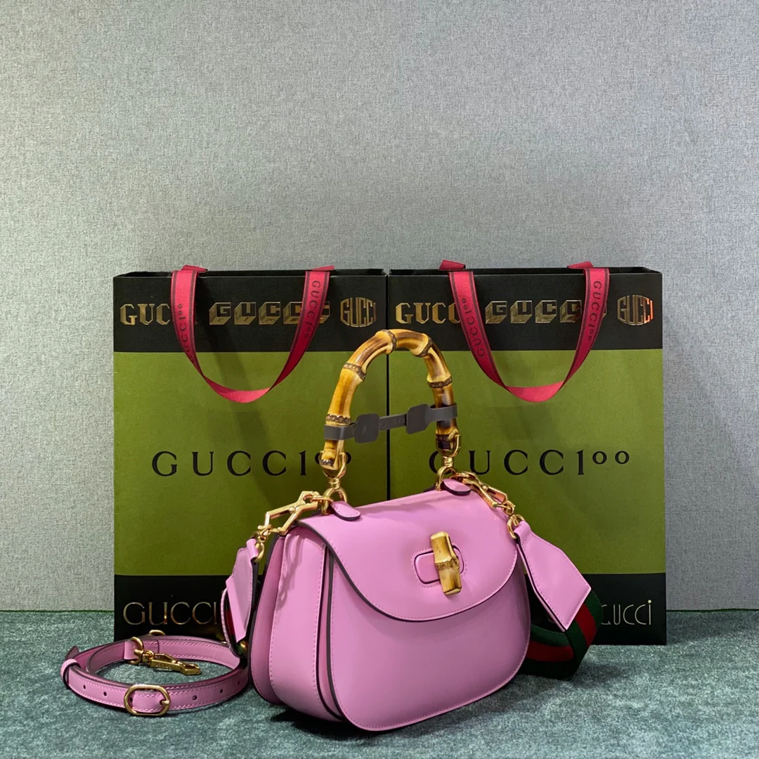 Коллекция ретро-сумок Gucci из бамбука - 7