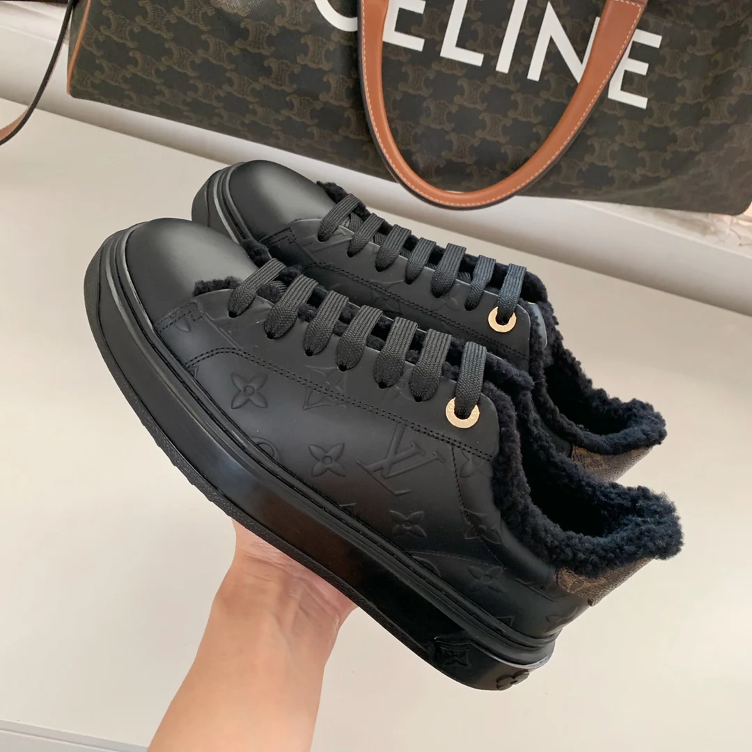 Туфли LV - LV Charlie - Весна 2022 - Платформа - Кожа - Черный