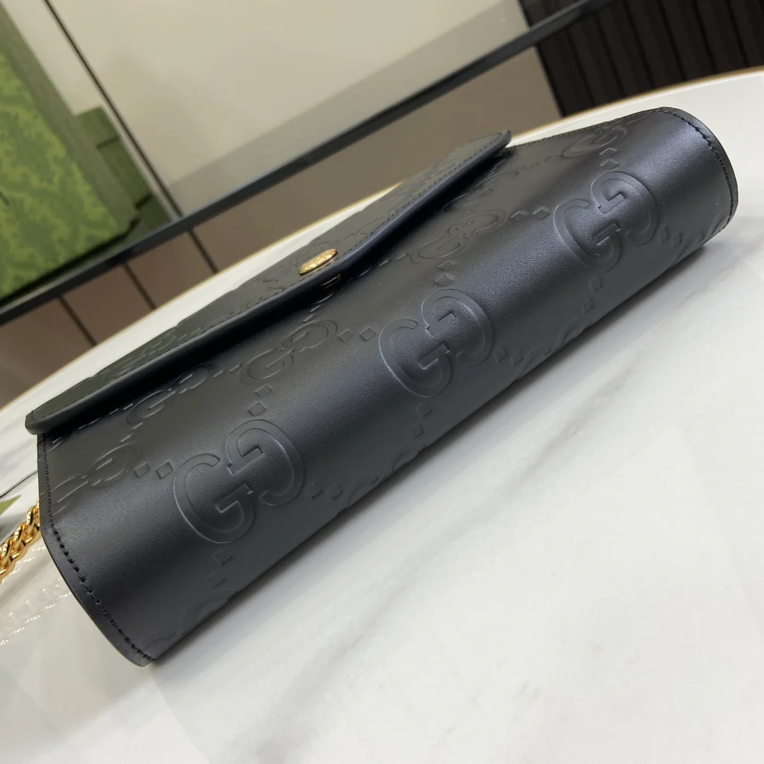 Мини-сумочка Gucci Ophidia на цепочке - черная