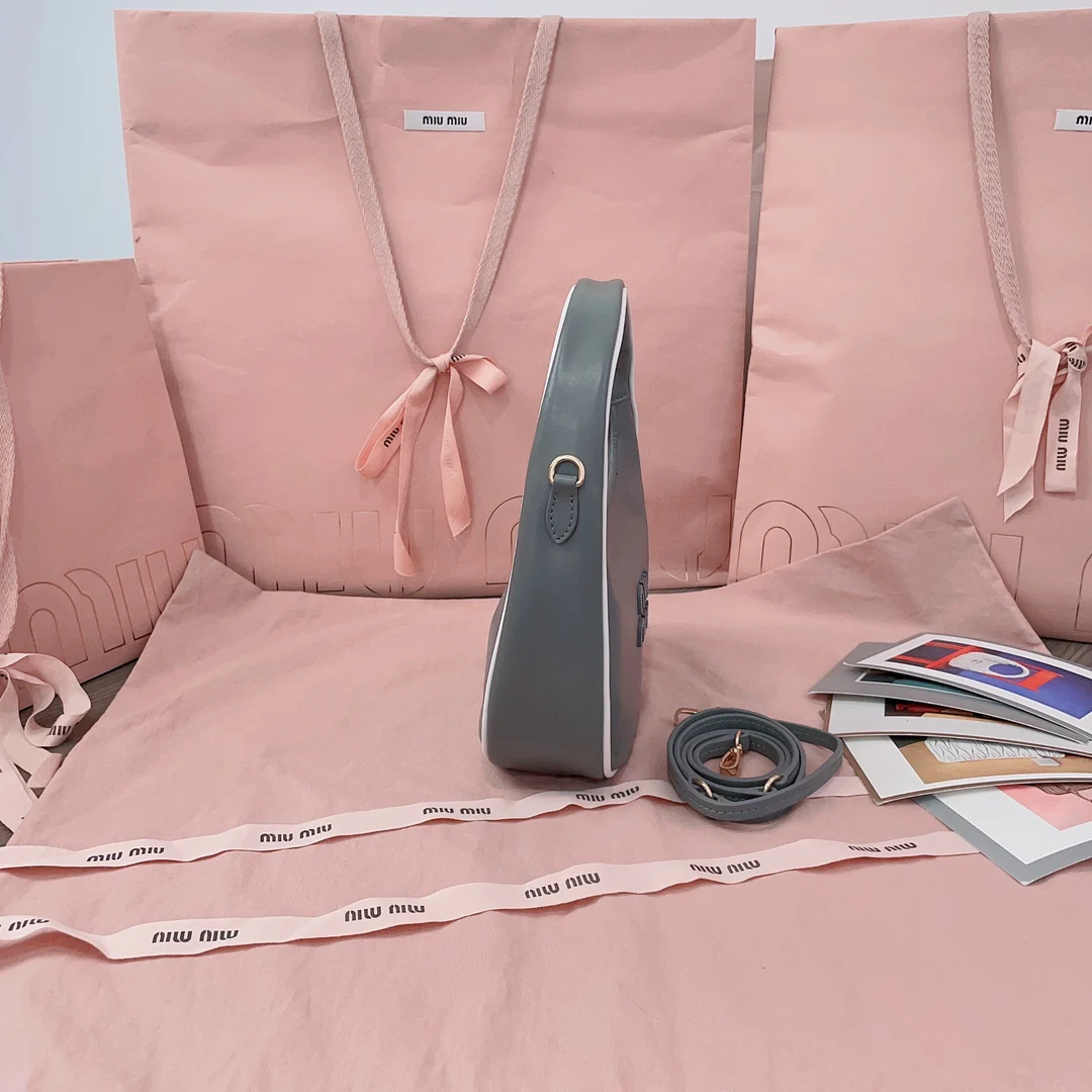 Сумка Miu Miu 5bc125 miuwander - сине-серый