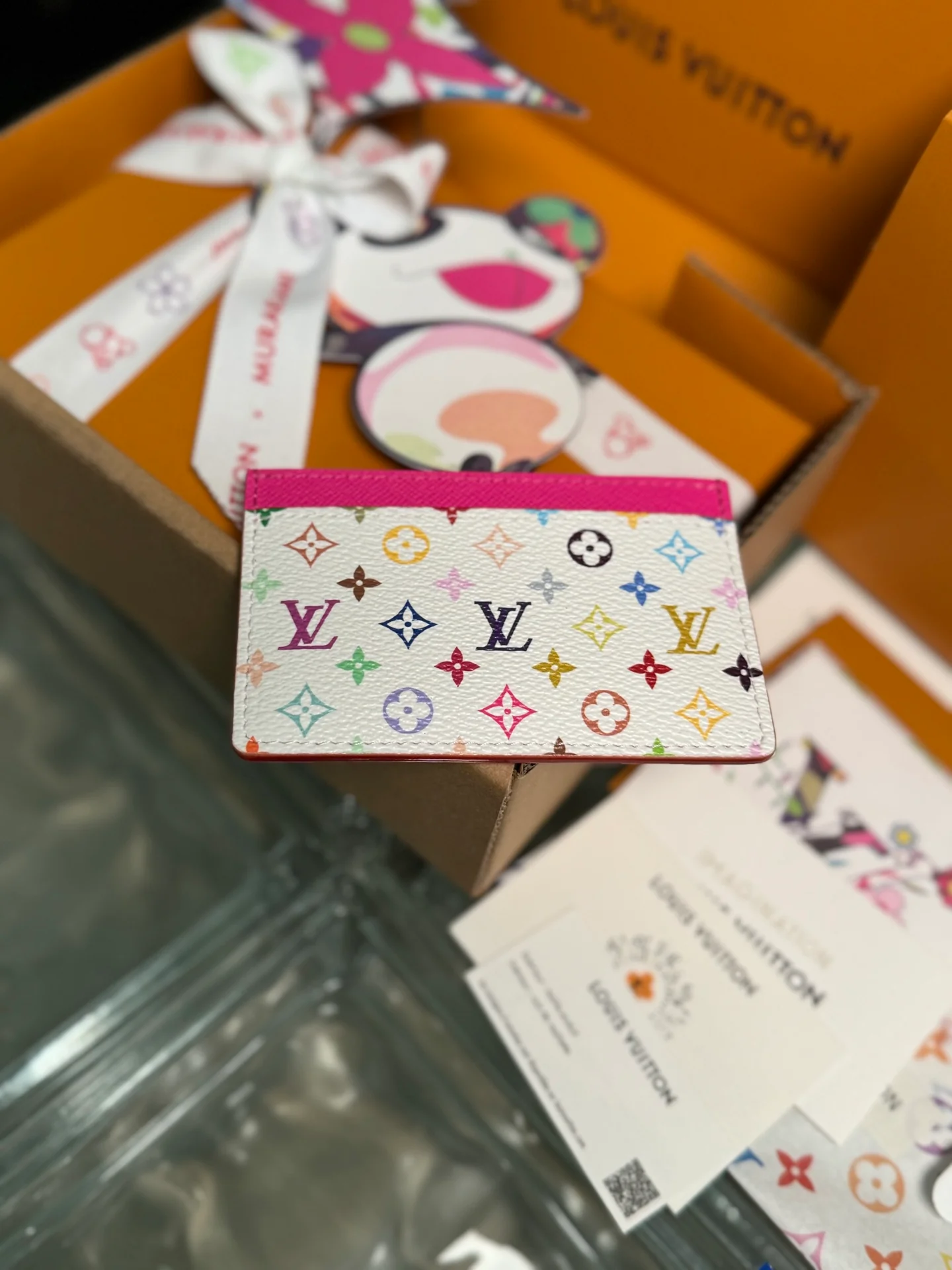 Держатель для карт LV-m13403-lvxtm - розово-белый