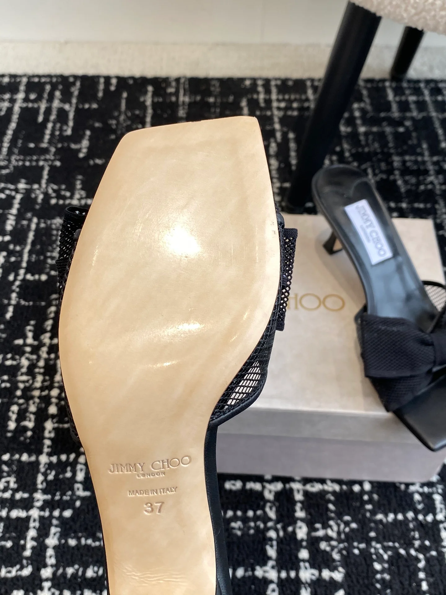 JC - Туфли-лодочки с квадратным носком, модель 2024 - Черные