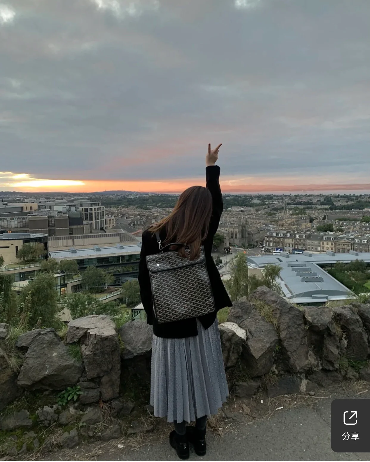 Рюкзак Goyard из холста с узором и пряжкой - Черный - 1 шт.