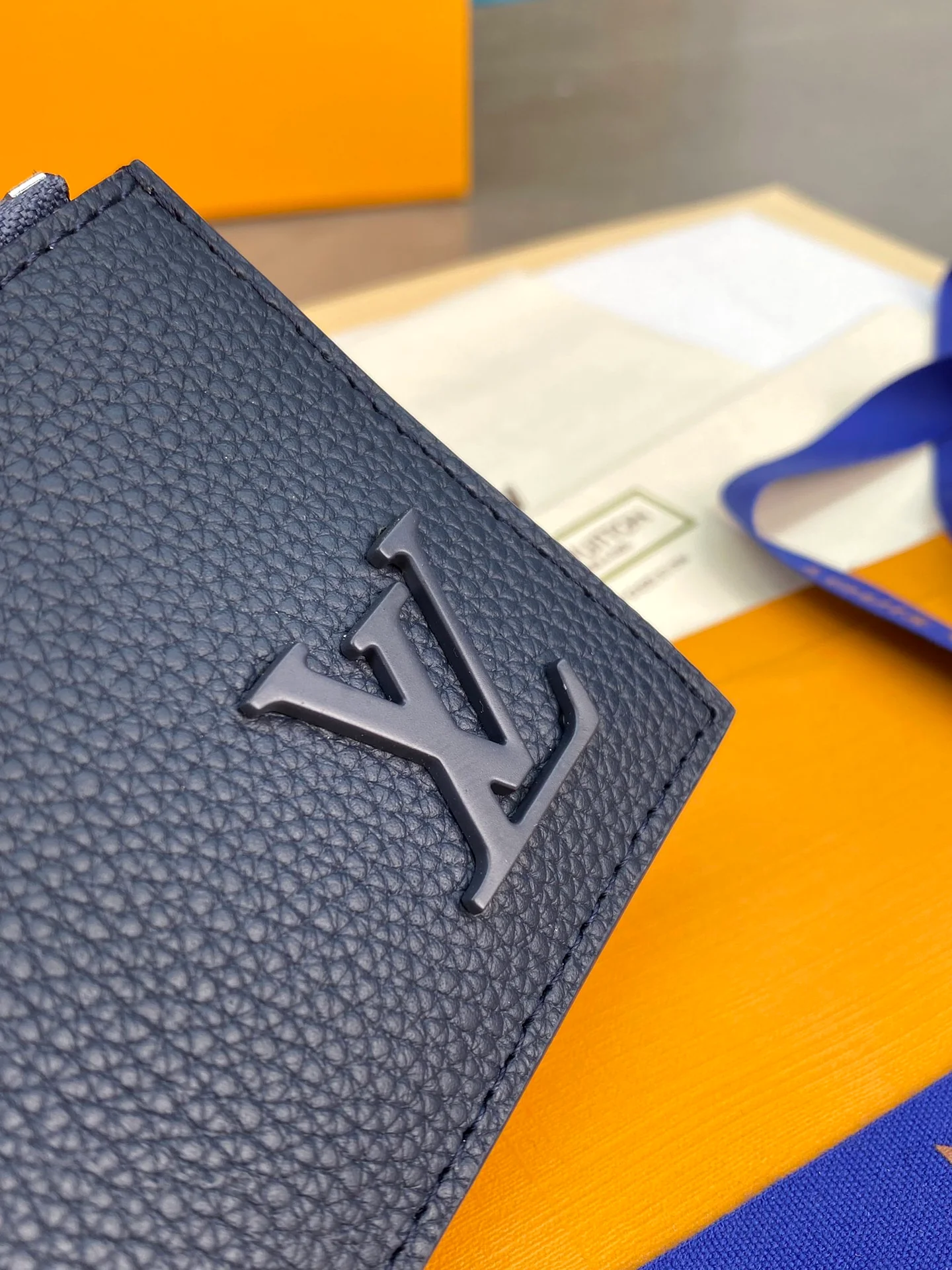 LV-m82068-держатель для монет и карт, темно-синий