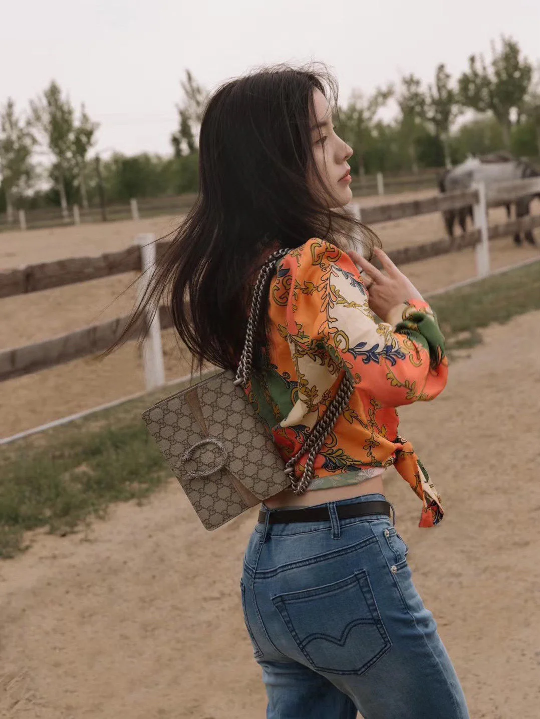 Вдохновение для образа с сумкой Gucci Dionysus