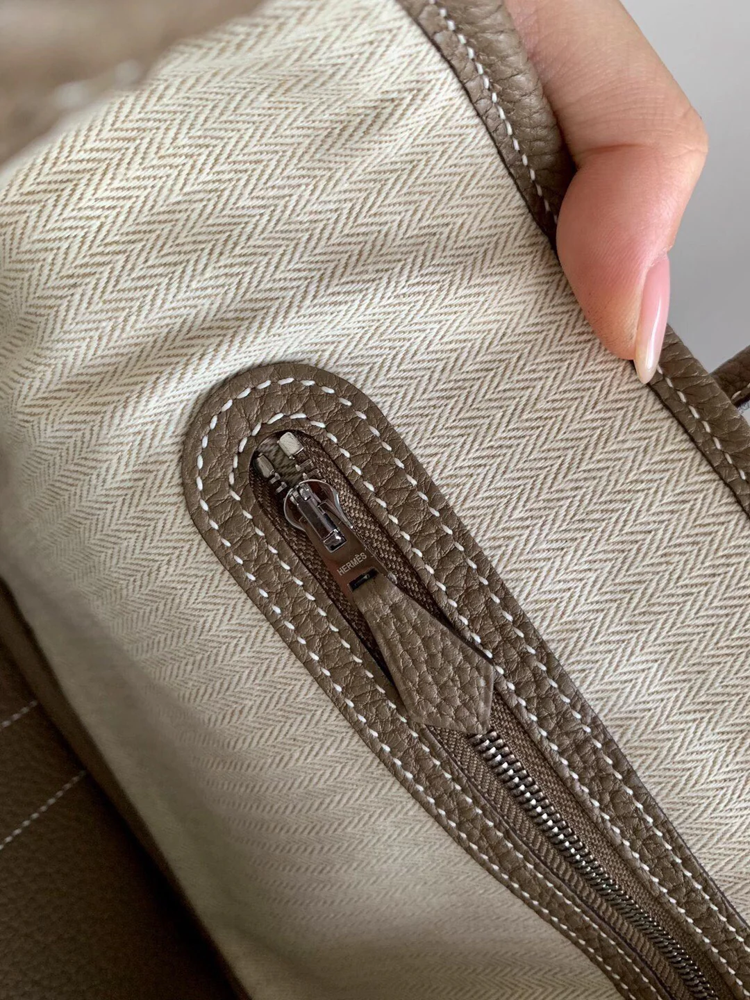 Hermes Garden Party 30 Negonda 18 Elephant Grey