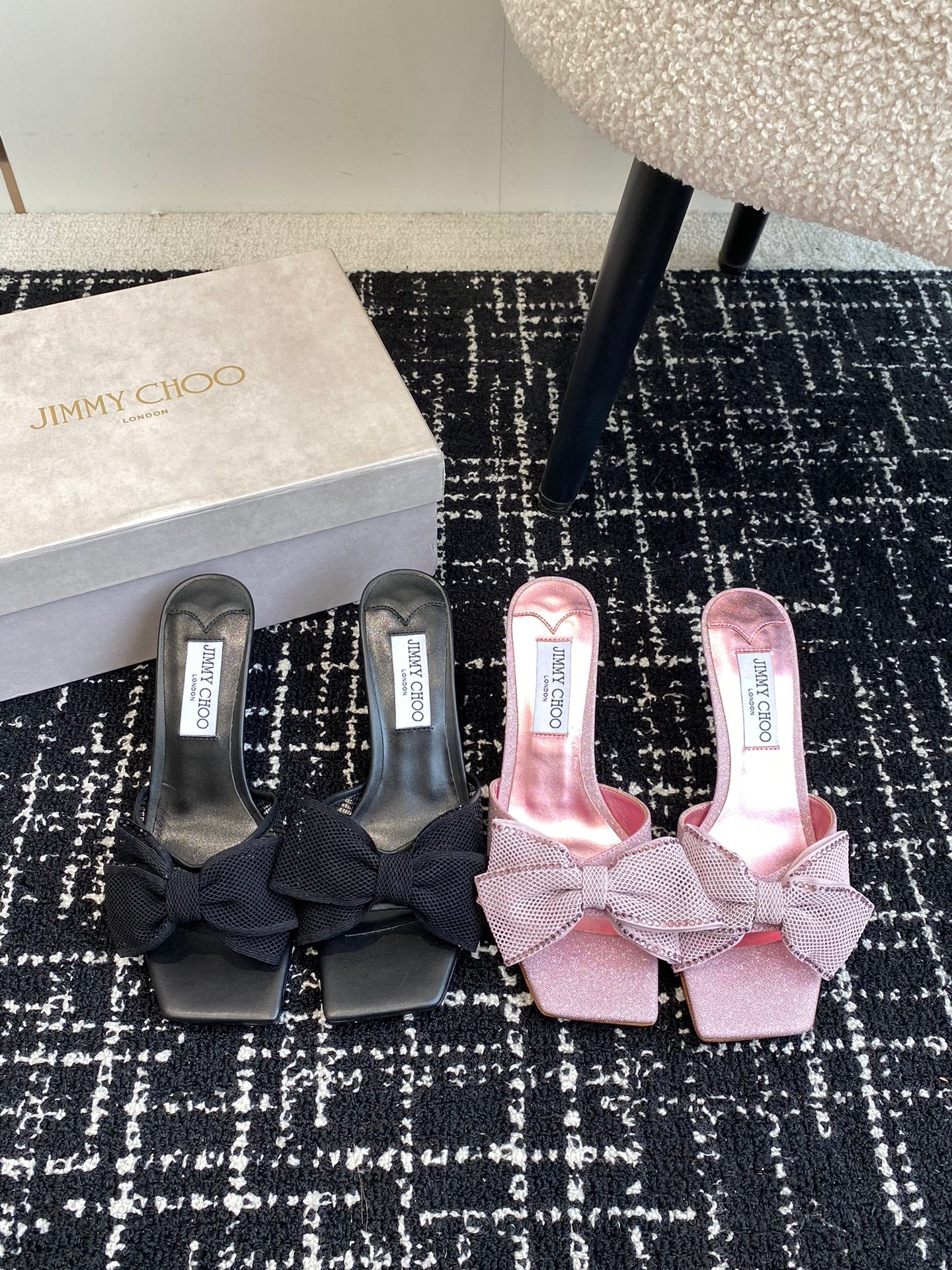 Туфли-шпильки с квадратным носком от JC, коллекция 2024 года — изображение.