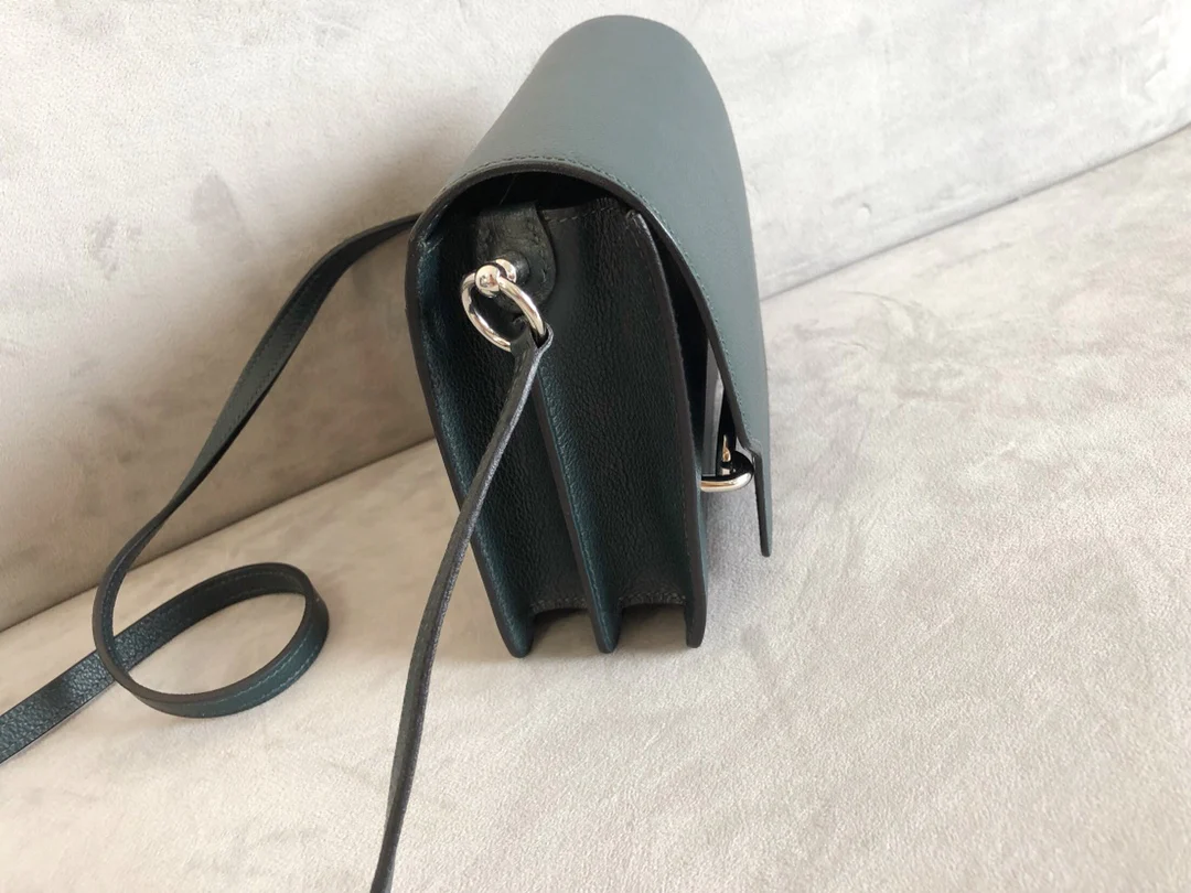 Hermes Roulis 19 - Сосново-зеленый - Золотая пряжка