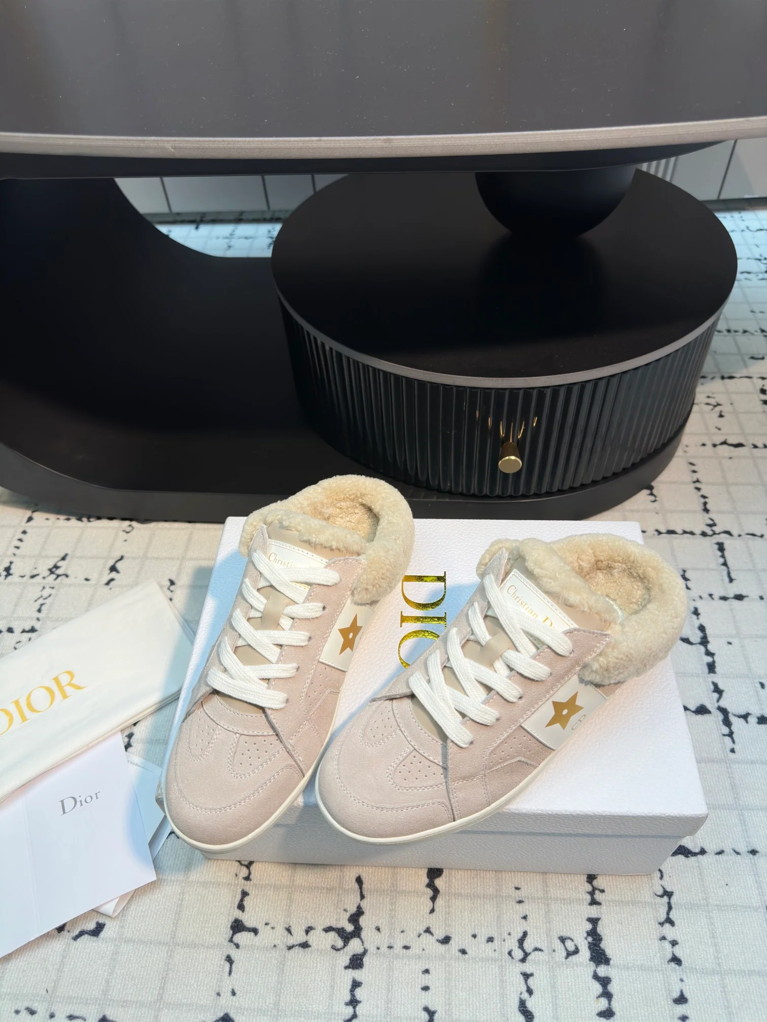 Didi - шерстяные кроссовки 2024 года - бежевые