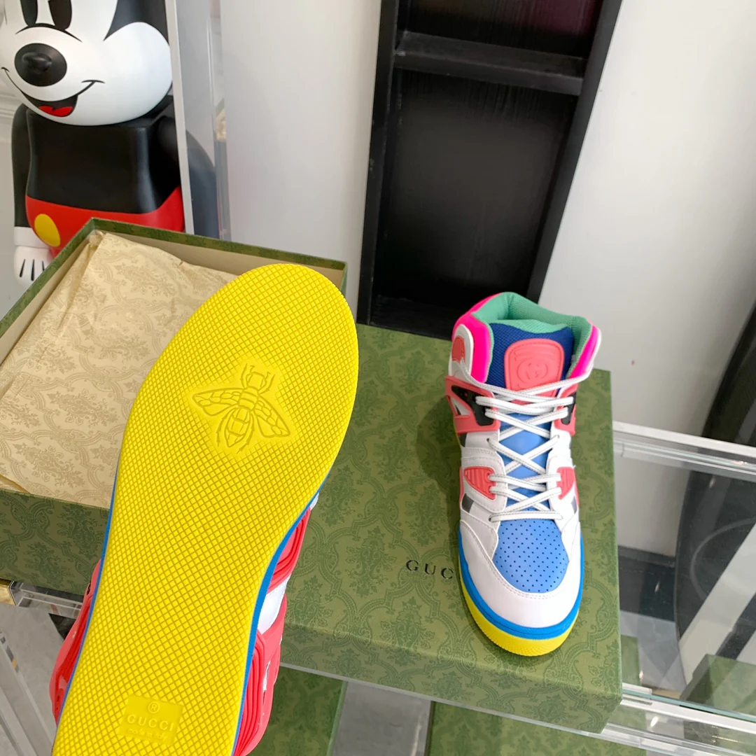 Кроссовки Gucci High-Top Chunk Shoes для пары - 1