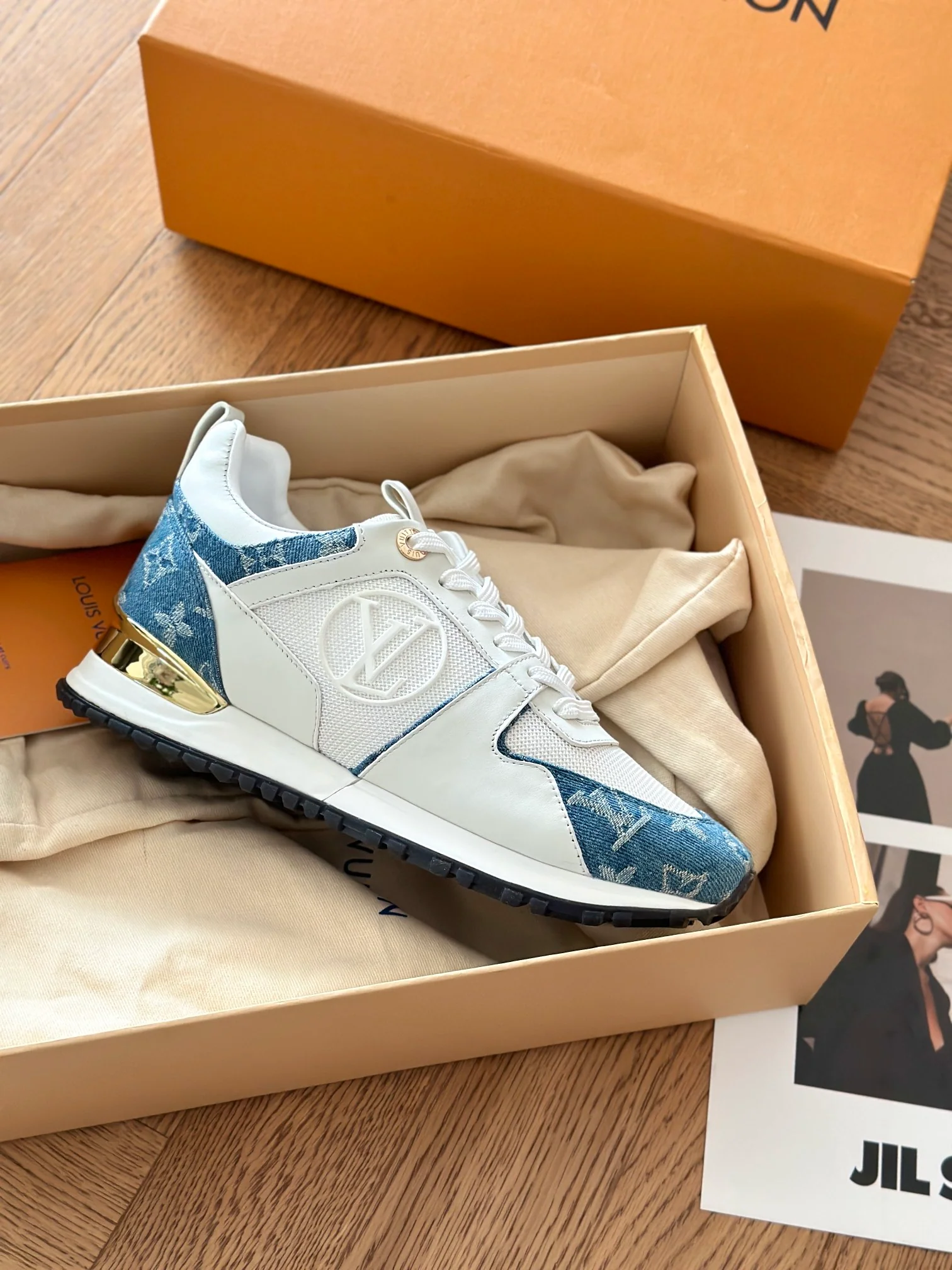 Кроссовки LV Runaway - Джинсовые - Синие