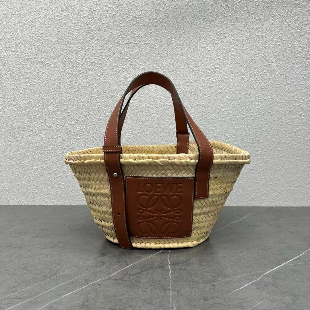 Соломенная сумка Loewe - 33 см - Маленькая - Коричневая