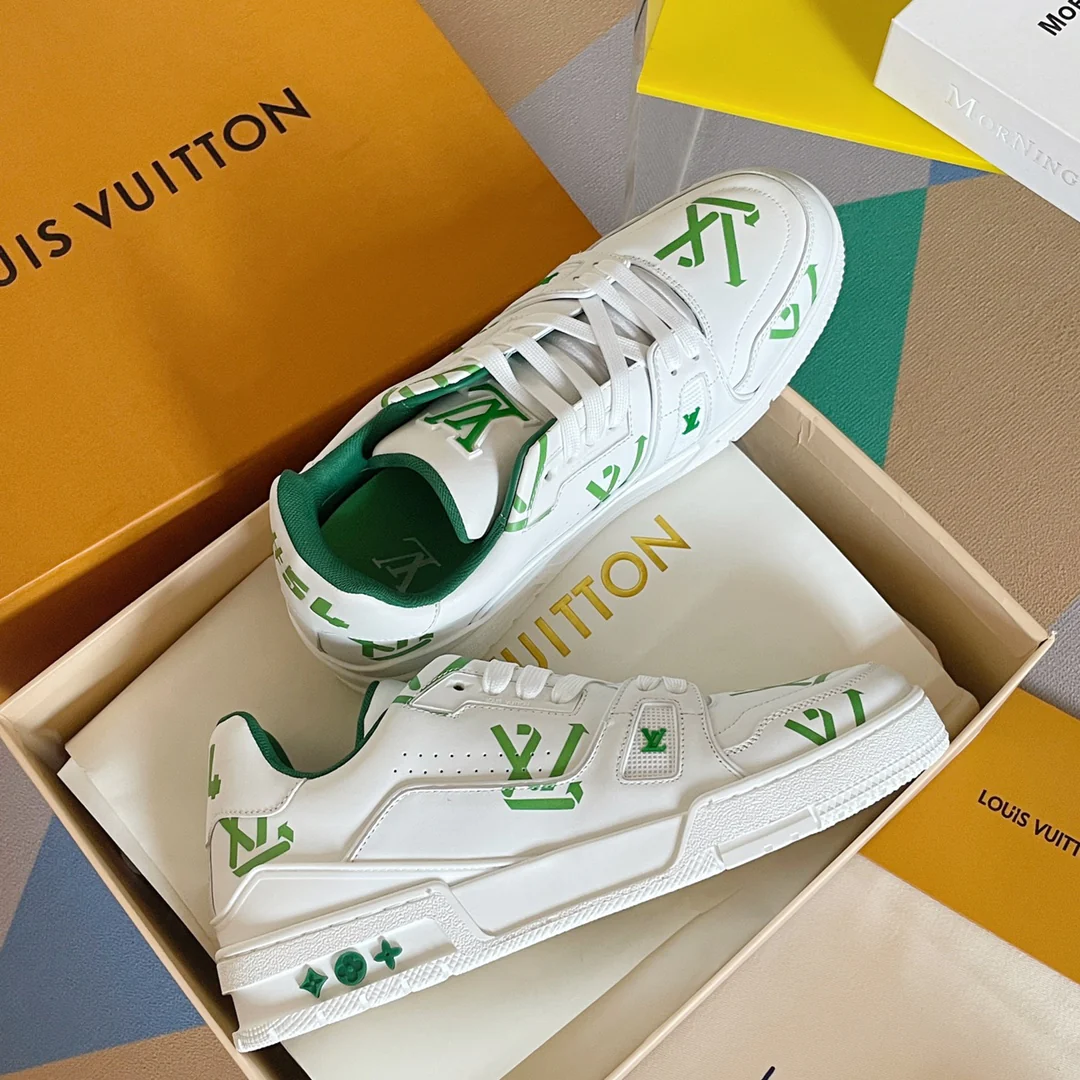 Кроссовки LV Trainer - зеленые