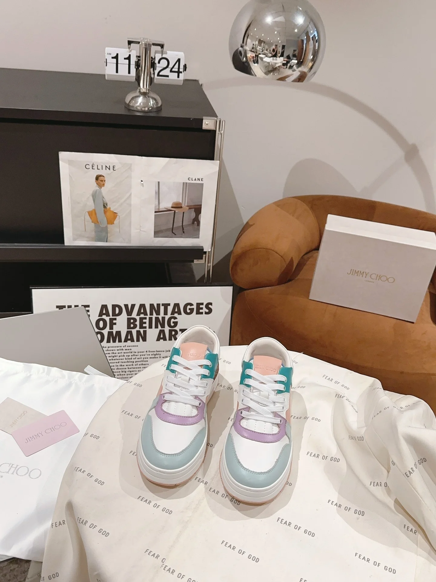 Jimmy - Новинка 2023 года - Повседневная обувь - Белый и светло-зеленый