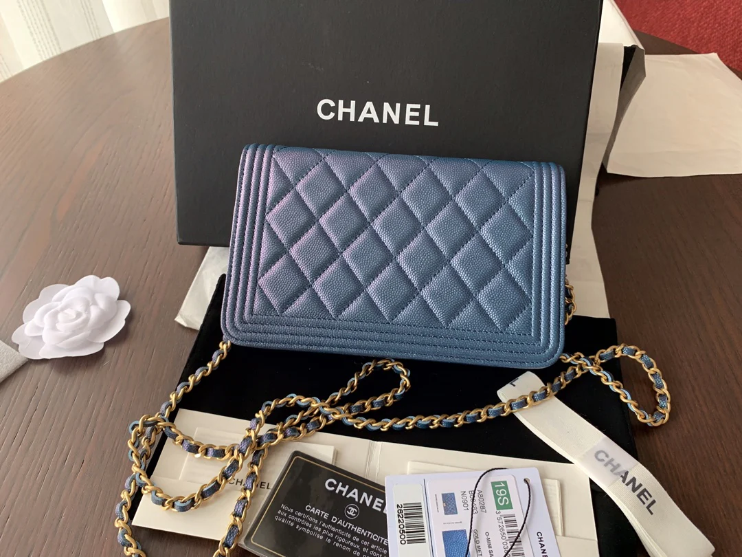 Chanel Boy WOC Pearl Collection - Глянцевая кожа - 3