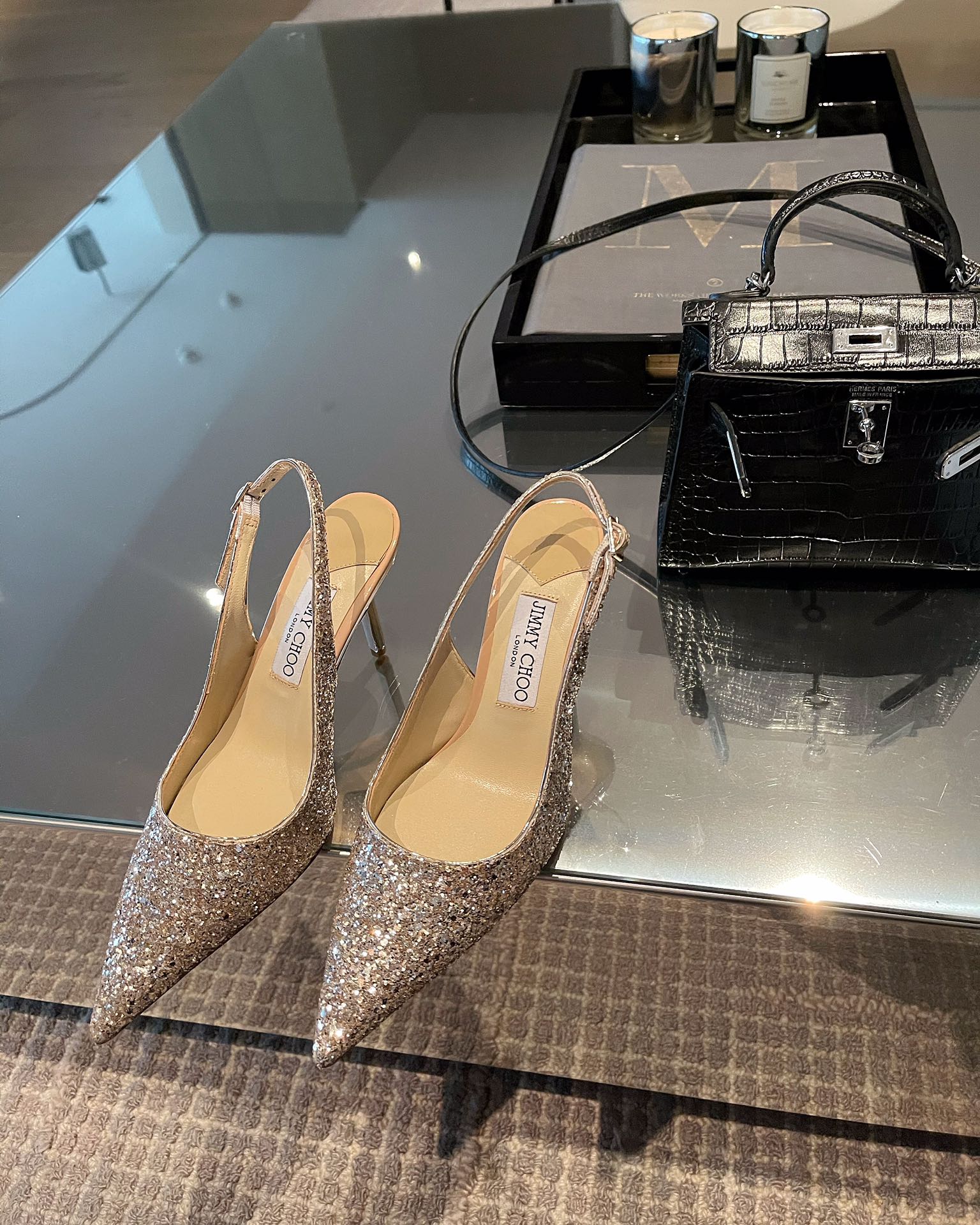 Джимми - Туфли на высоком каблуке с острым носком - Босоножки на высоком каблуке