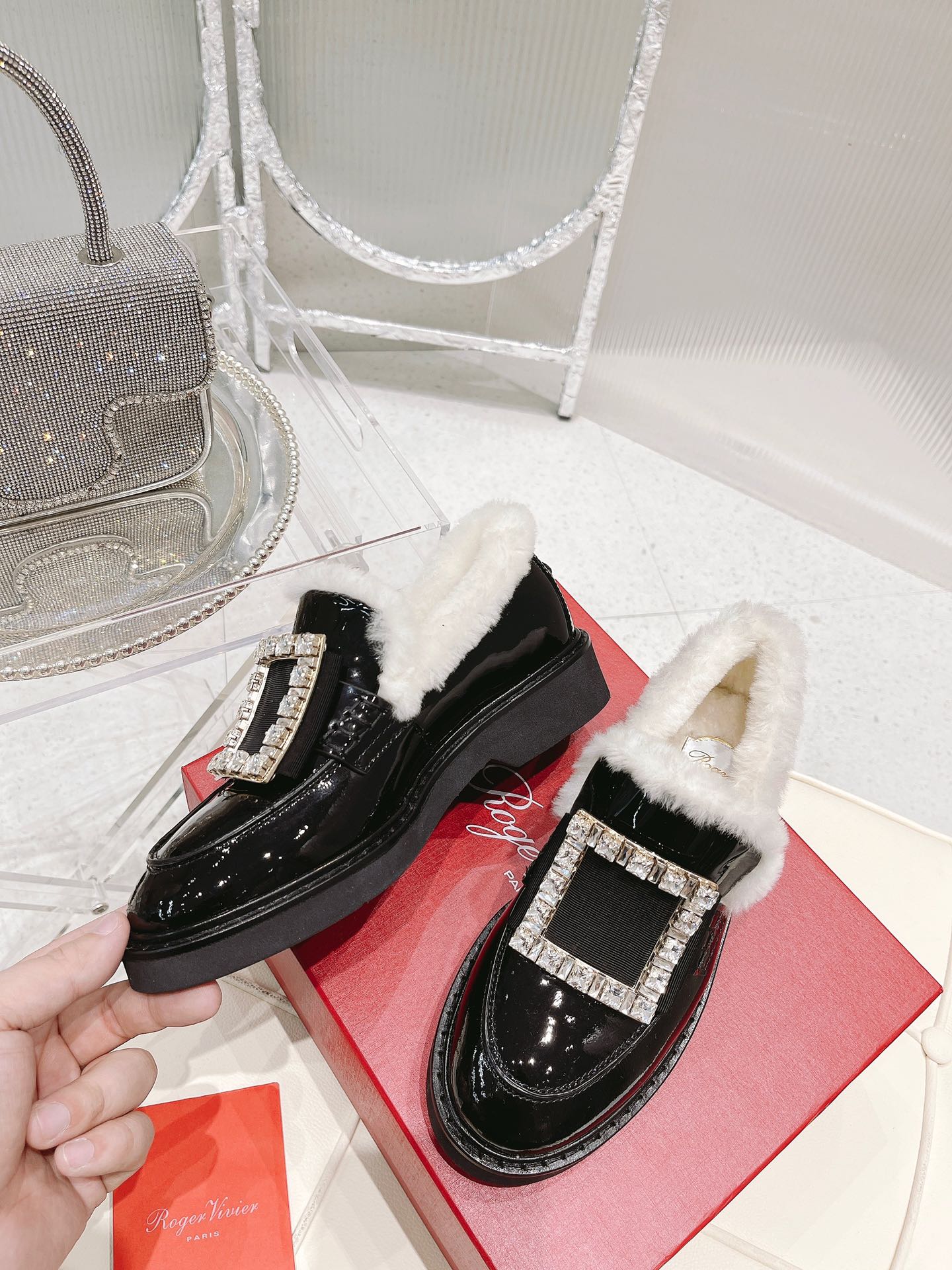 Обувь RV Shoes - 2024 - Шерстяные ботильоны - Черные