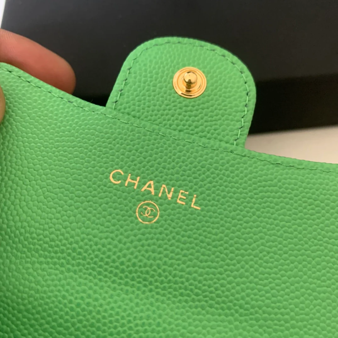 Однослойный держатель для карт Chanel Classic CF