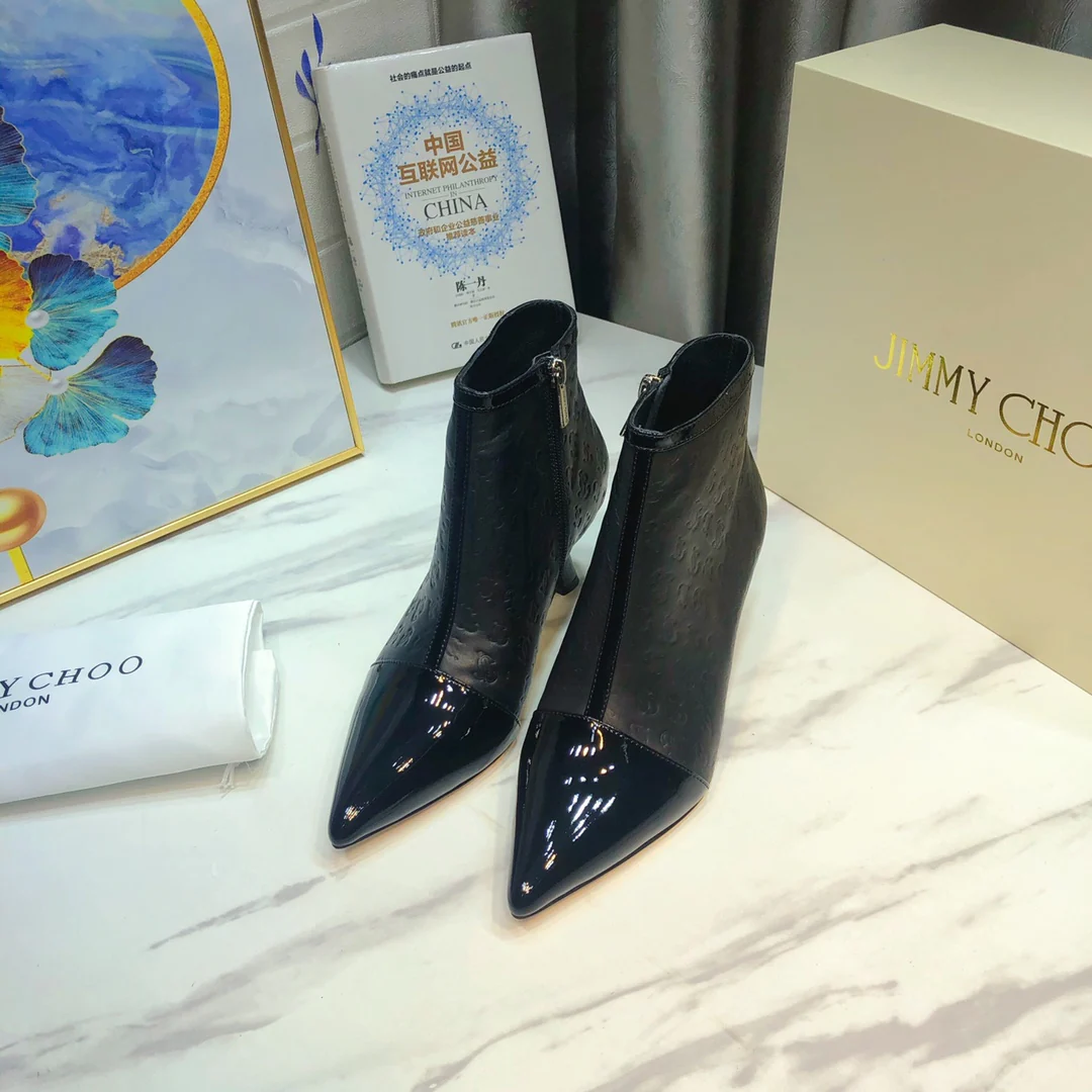 Ботильоны на низком каблуке Jimmy