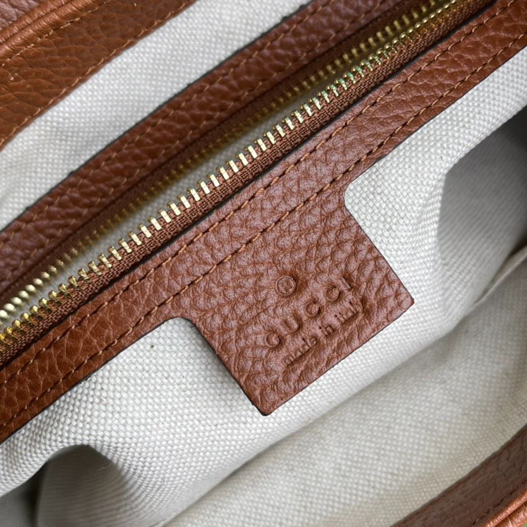 Gucci-经典 Jackie 牛仔丹宁帆布手袋-腋下包