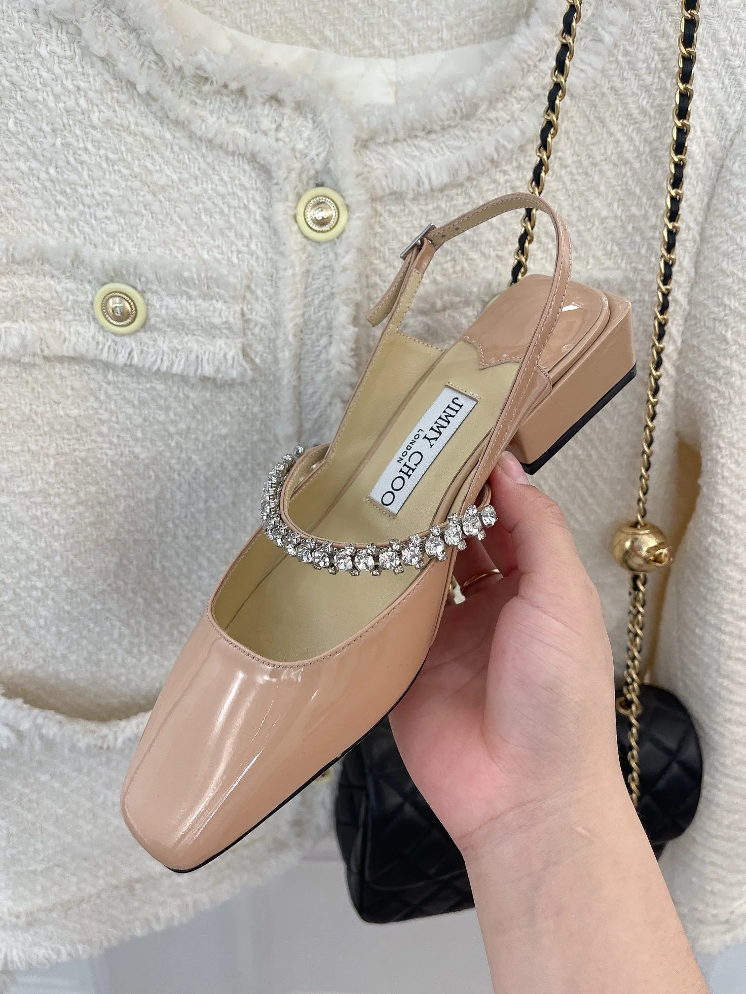 Сандалии Jimmy Pink с квадратным носком