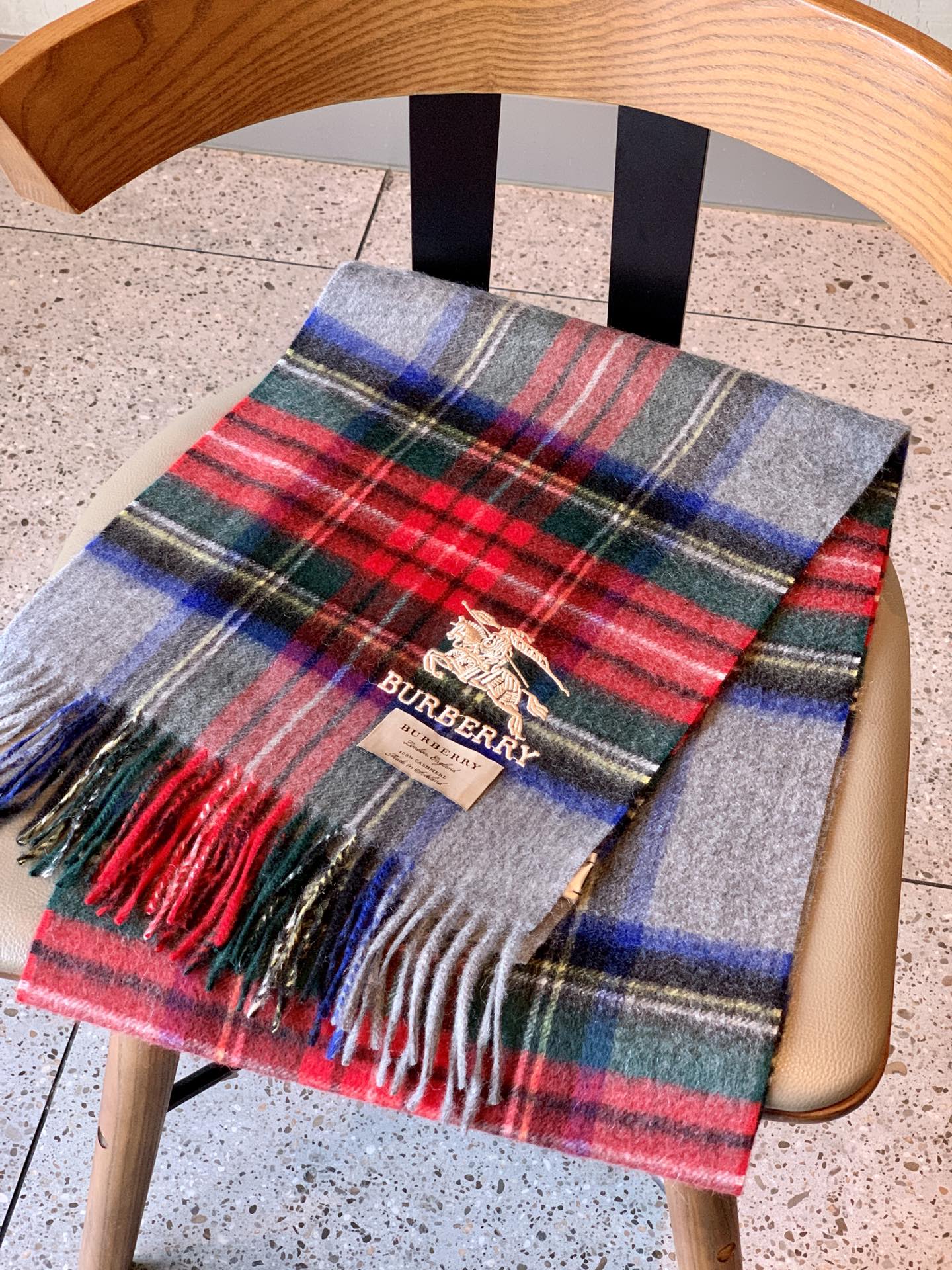 Кашемировый шарф Burberry - 30 см - 195 см - 1