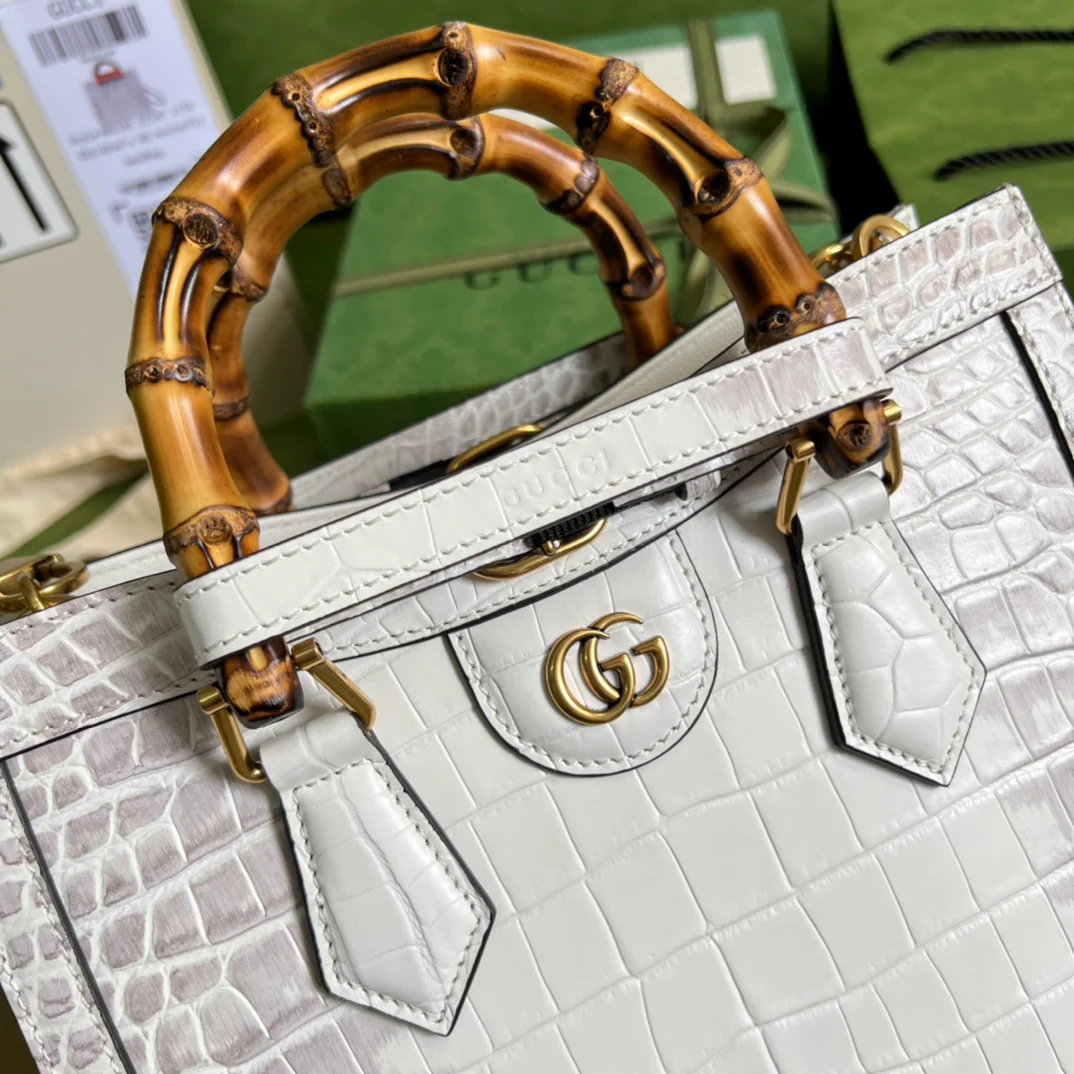 Сумка-тоут Gucci с бамбуковой ручкой - 27x24x11 см - 4 шт.