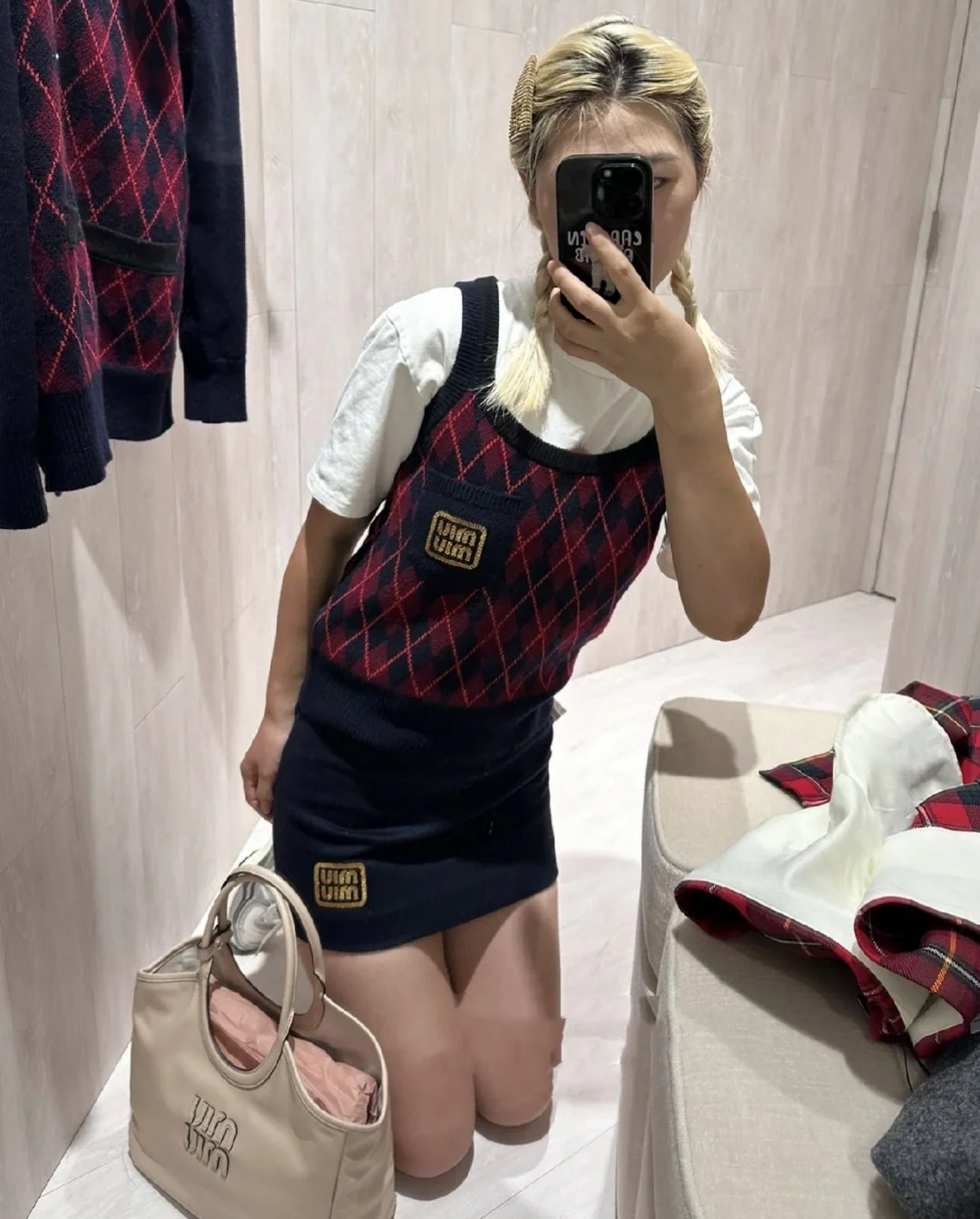 Сумка-тоут Miu Miu Ivy - Body Showcase