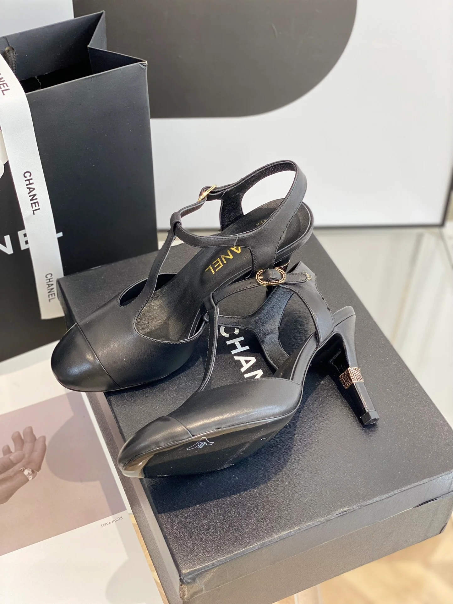 Туфли на каблуке Chanel 