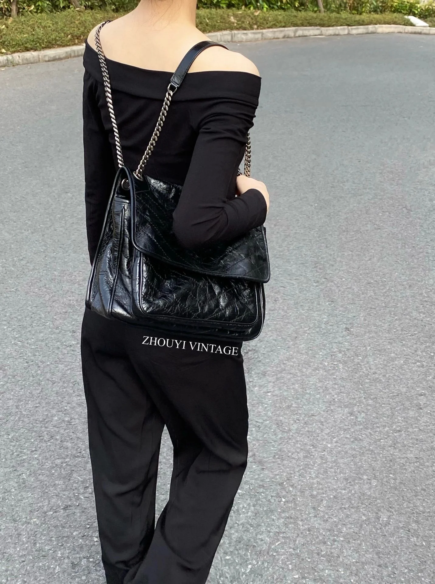 YSL Niki Baby 32 см, узор 