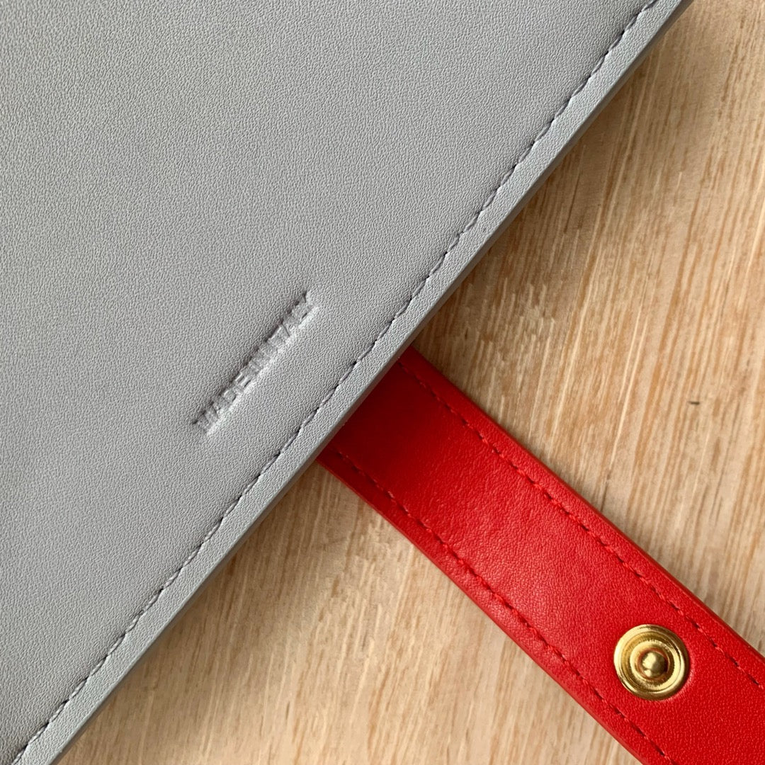 Кошелек Celine Strap из зернистой телячьей кожи - 3