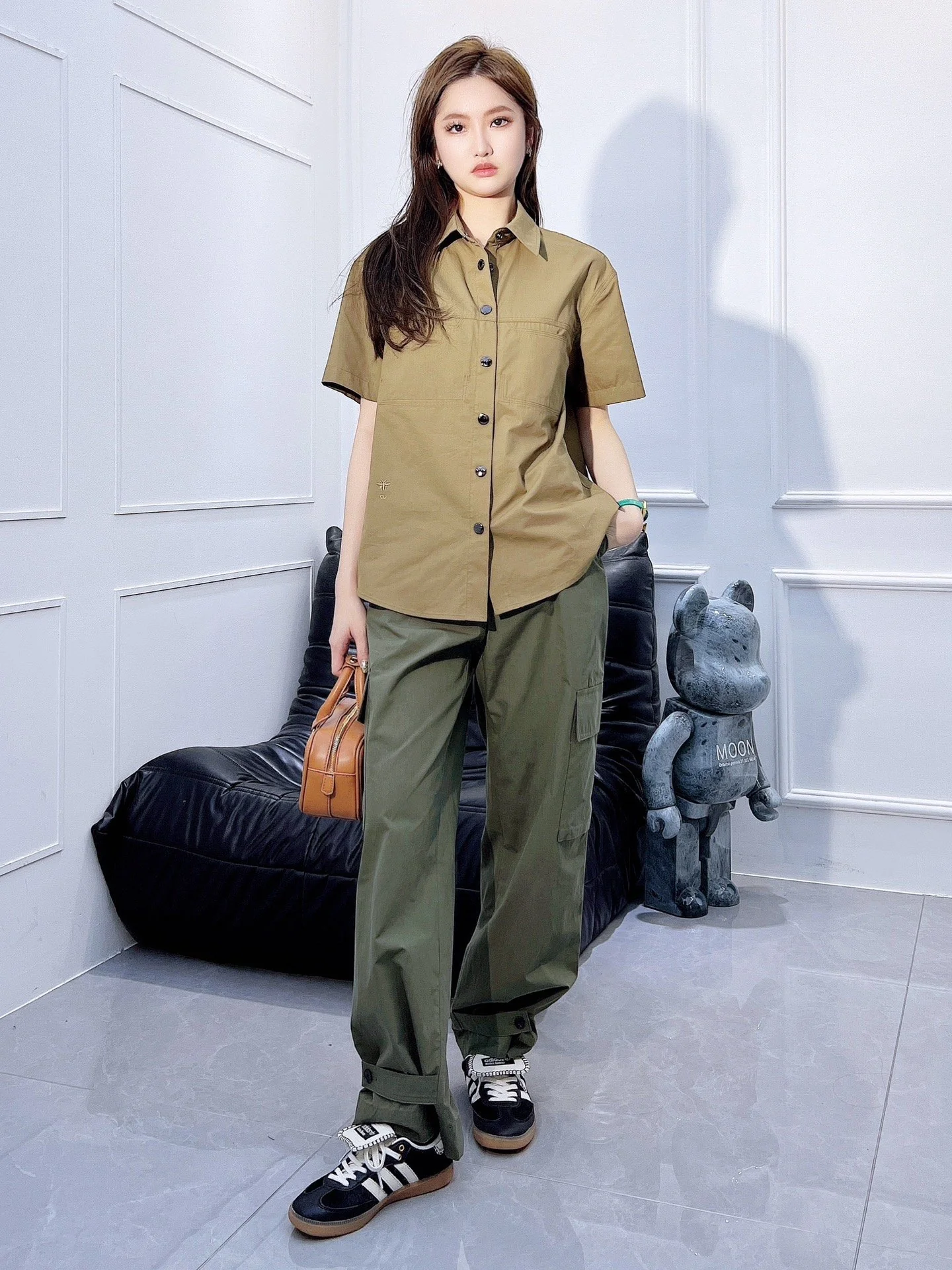 Chanel 2403 — Повседневные, свободные, стильные брюки-карго