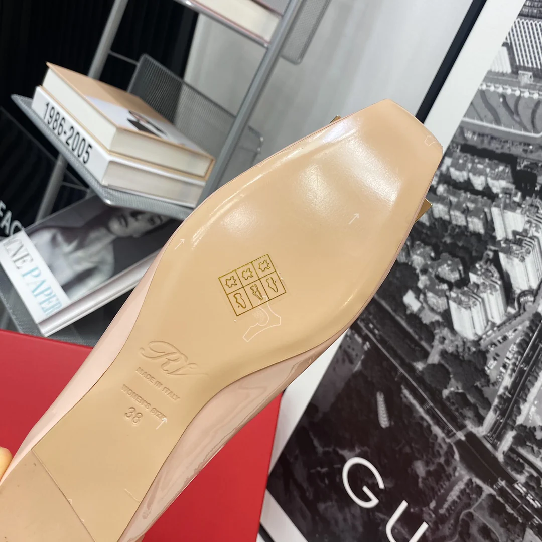 RV-Flat Square Toe-Cherloss Pink