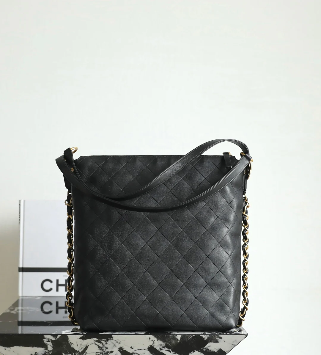 Рюкзак Chanel весна/лето (большой, черный)